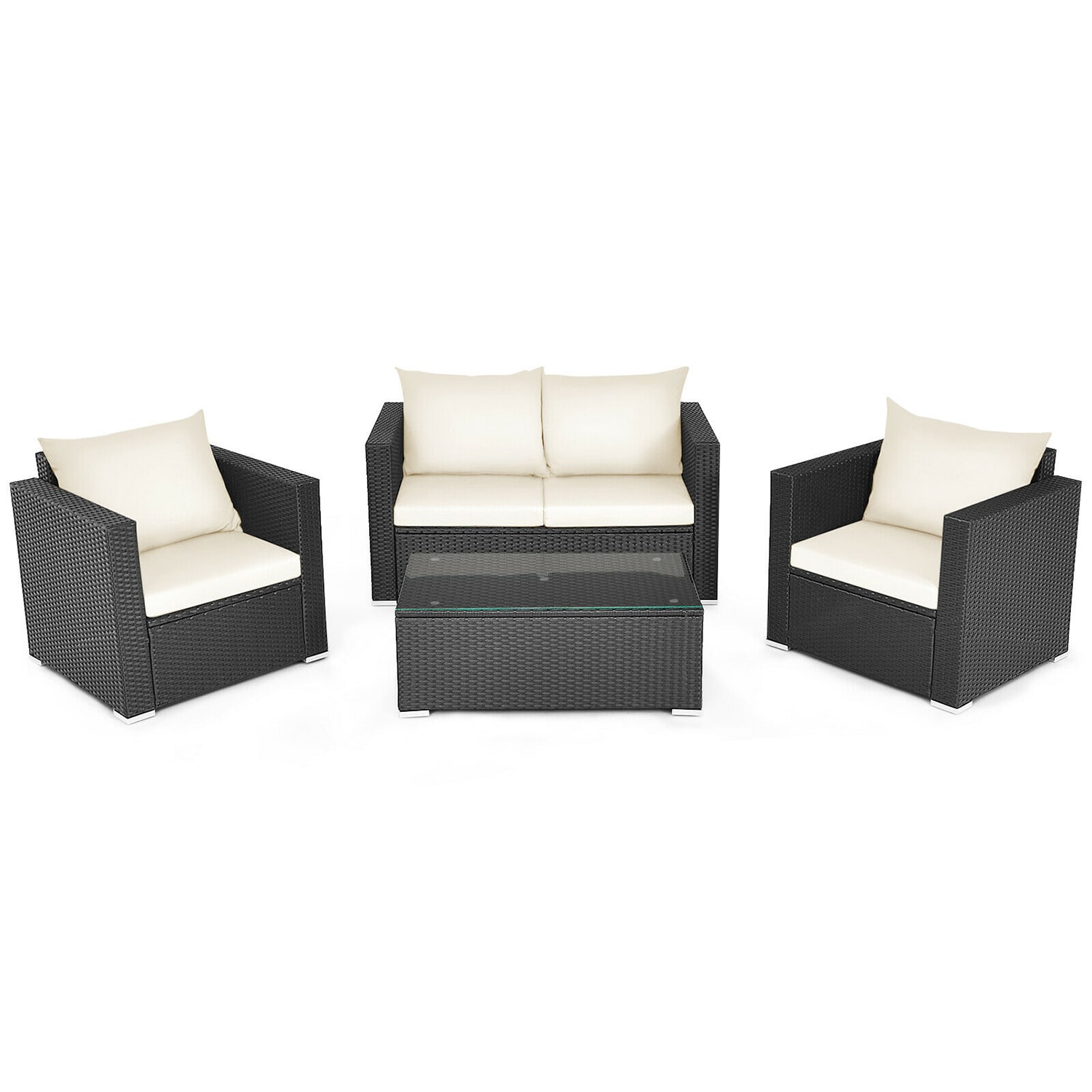 Forclover HYFE-65410BCR Patio-Conversation-Sets - View #10