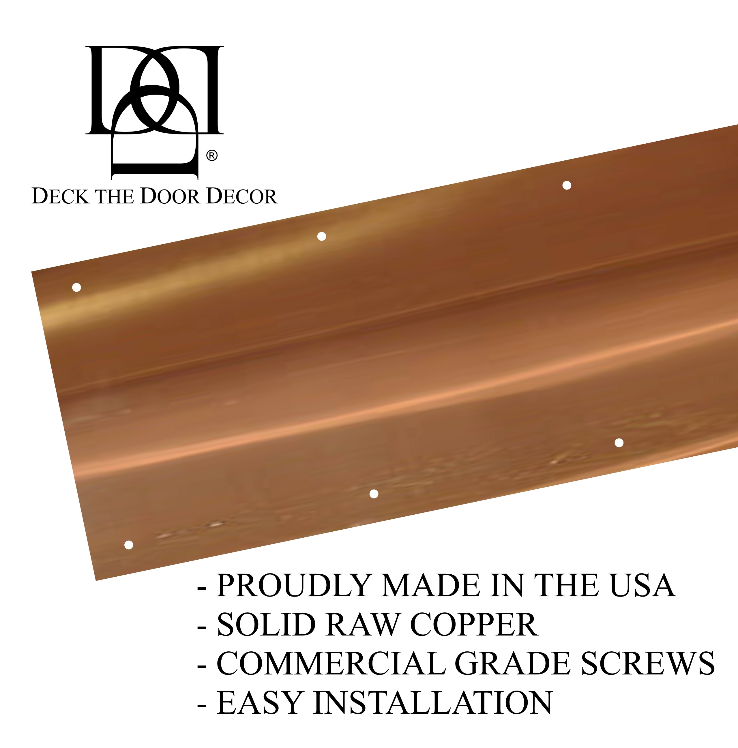 Deck the Door Decor COTRS630 Entry-Door-Kick-Plates - View #3