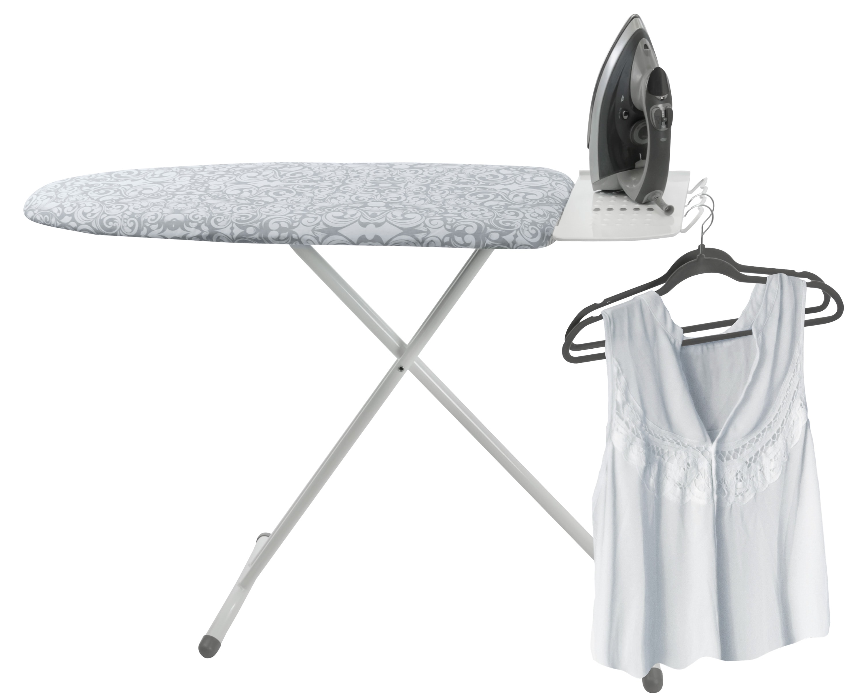 Laundry Solutions by Westex Gray Freestanding Folding Ironing