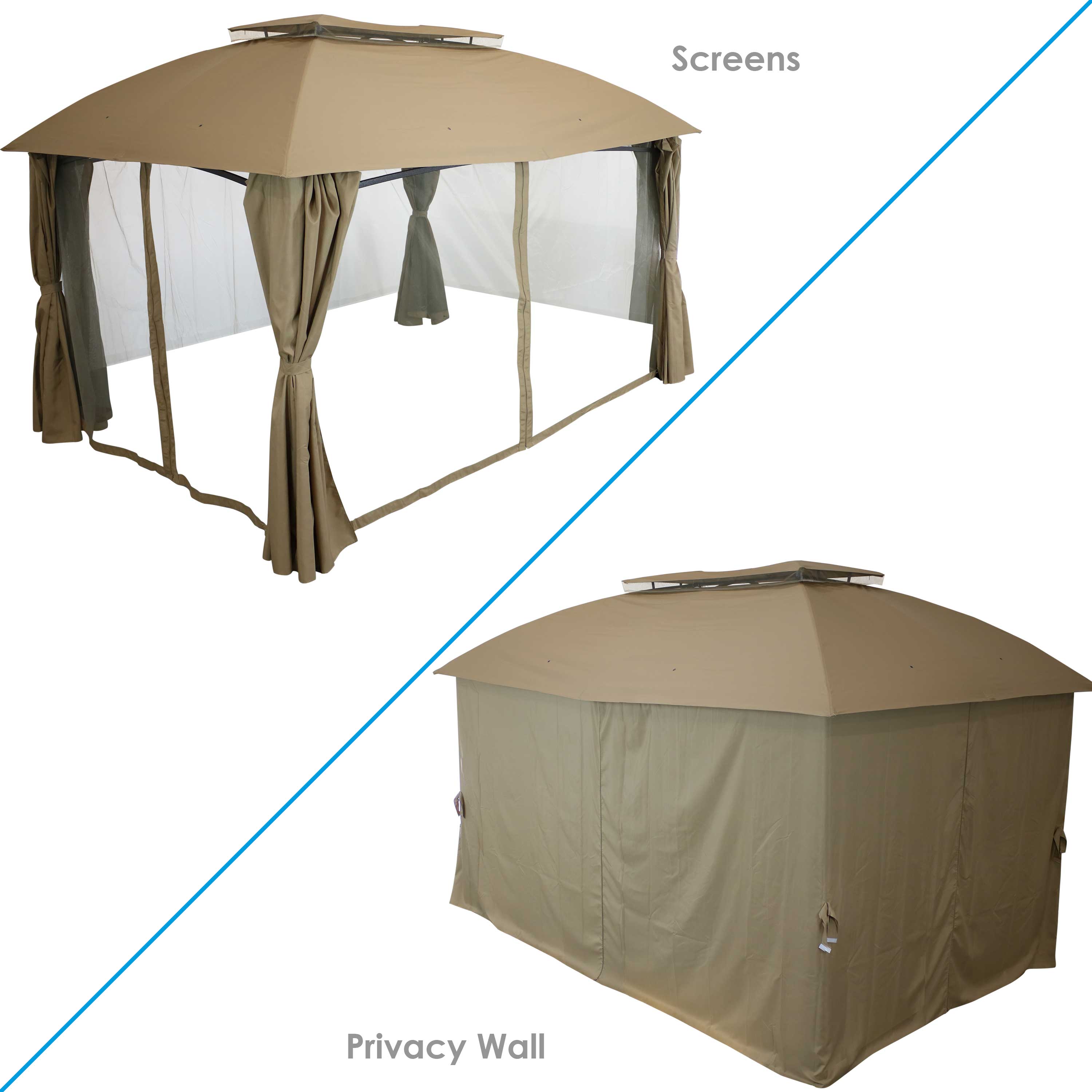 Sunnydaze Decor CRE-168 Wood-Resin-Gazebos - View #2