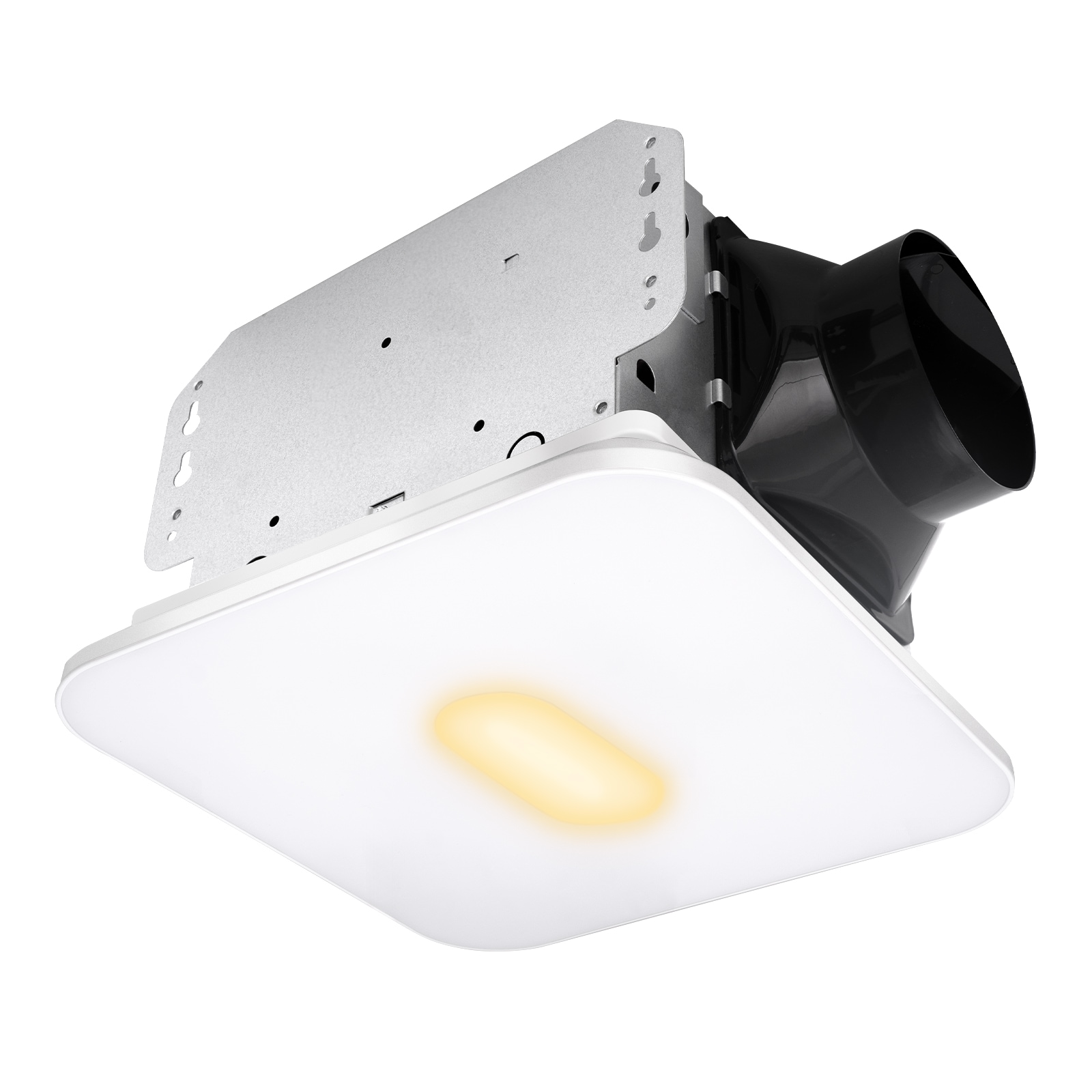 Akicon AK1390N1-W 1.5-Sones 90-CFM White Decorative Lighted Bathroom fan (ENERGY STAR Certified)