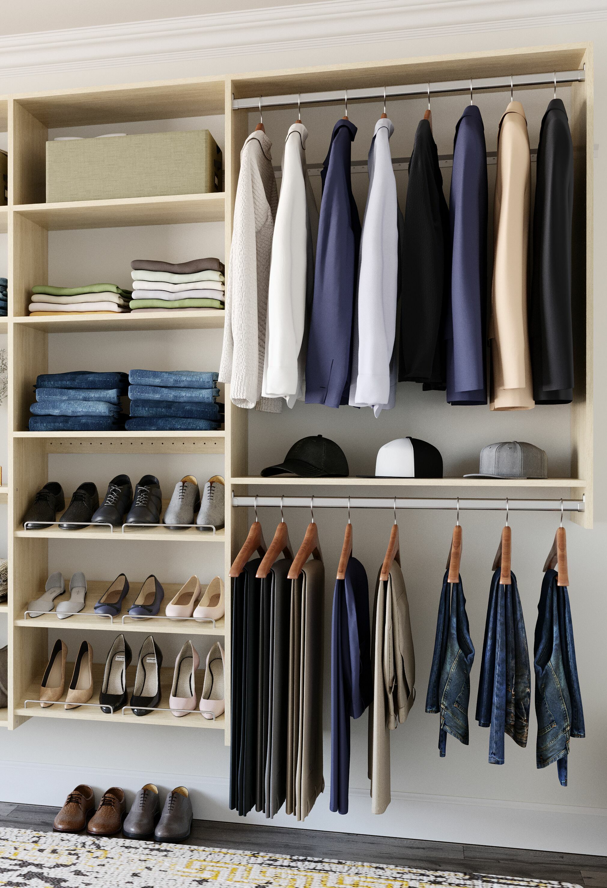 Easy Track PH158-MJ Wood-Closet-Kits - View #4