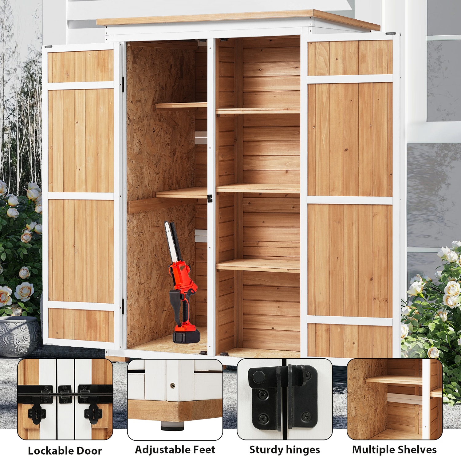 Maincraft D01-OSS21 Wood-Storage-Buildings - View #8