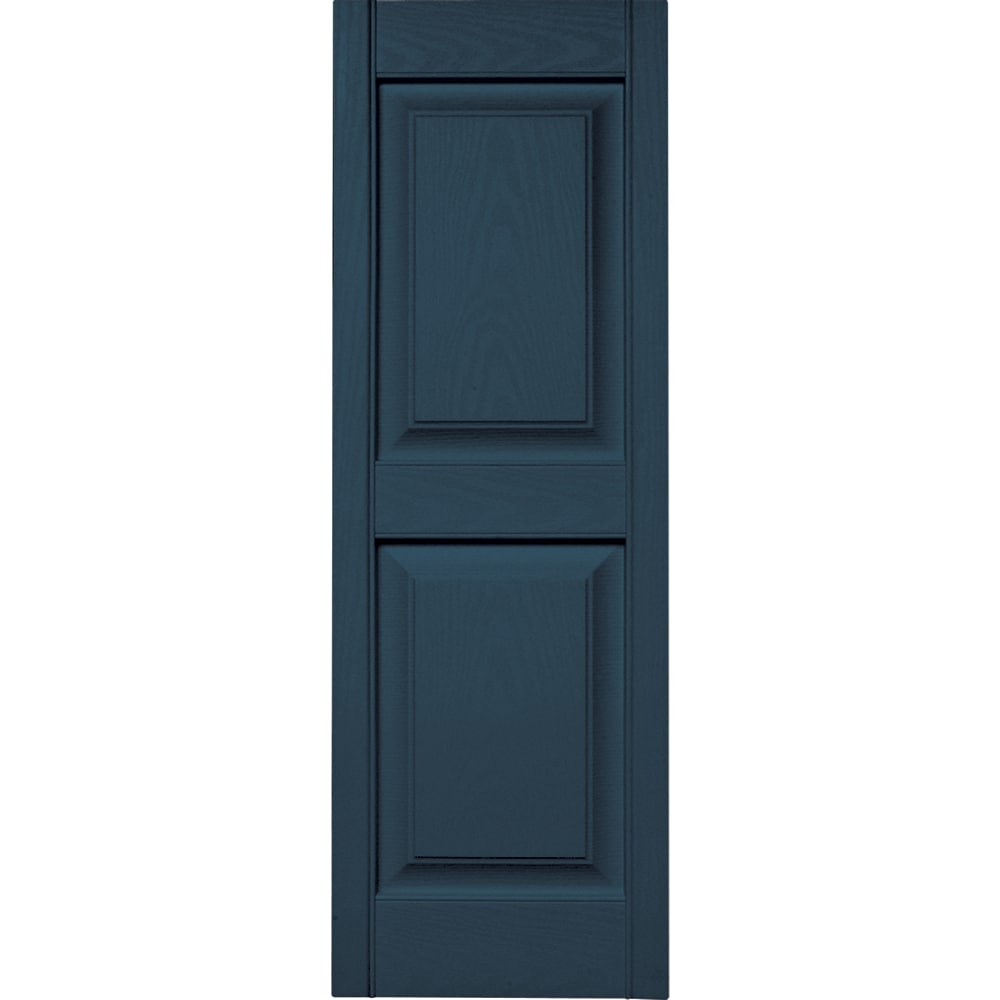 Vantage V4711443036 14.875-in W x 43.25-in H Classic Blue Raised panel Exterior Shutters ( 1 -Pack )