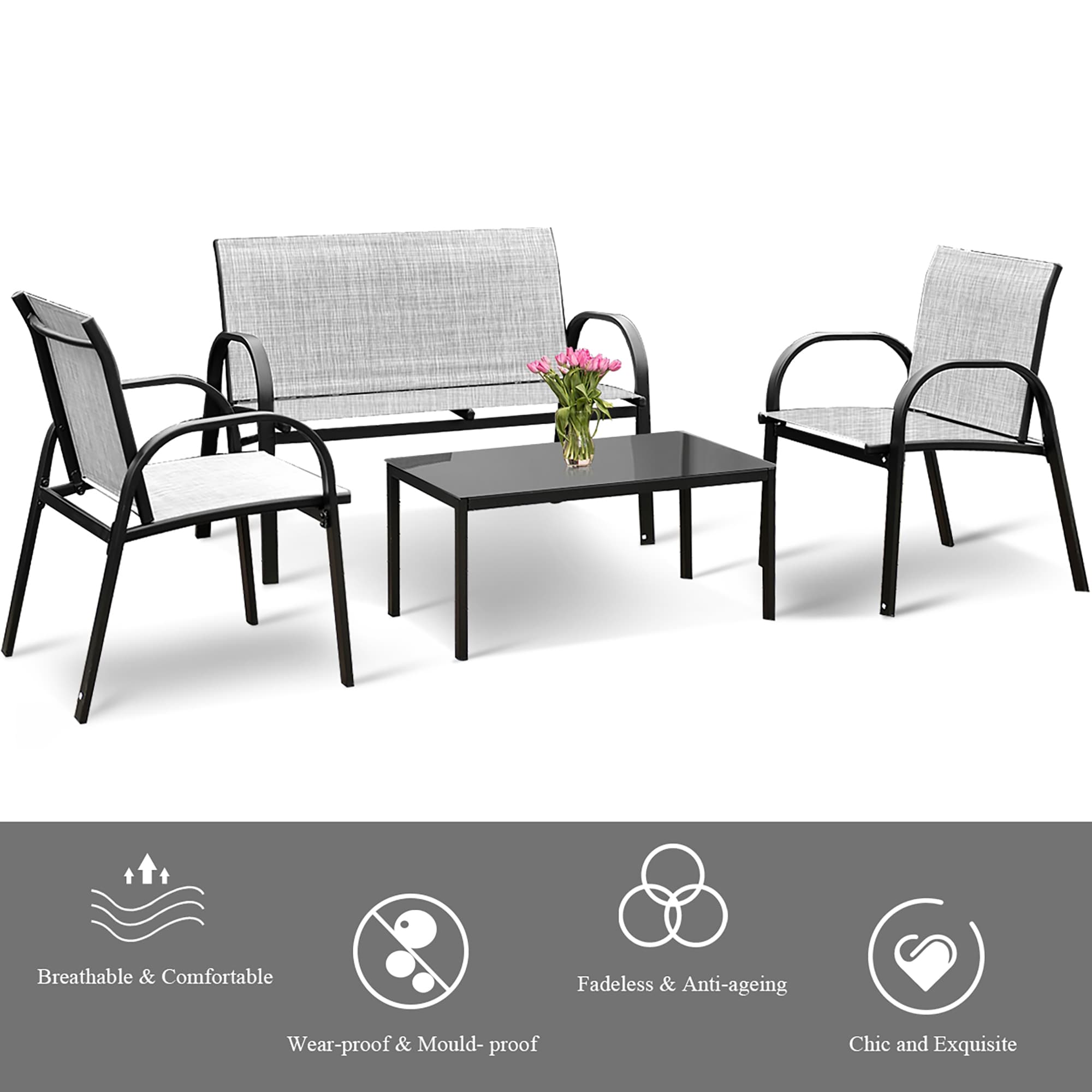 CASAINC WF-SM-KF-3700BR Patio-Conversation-Sets - View #6