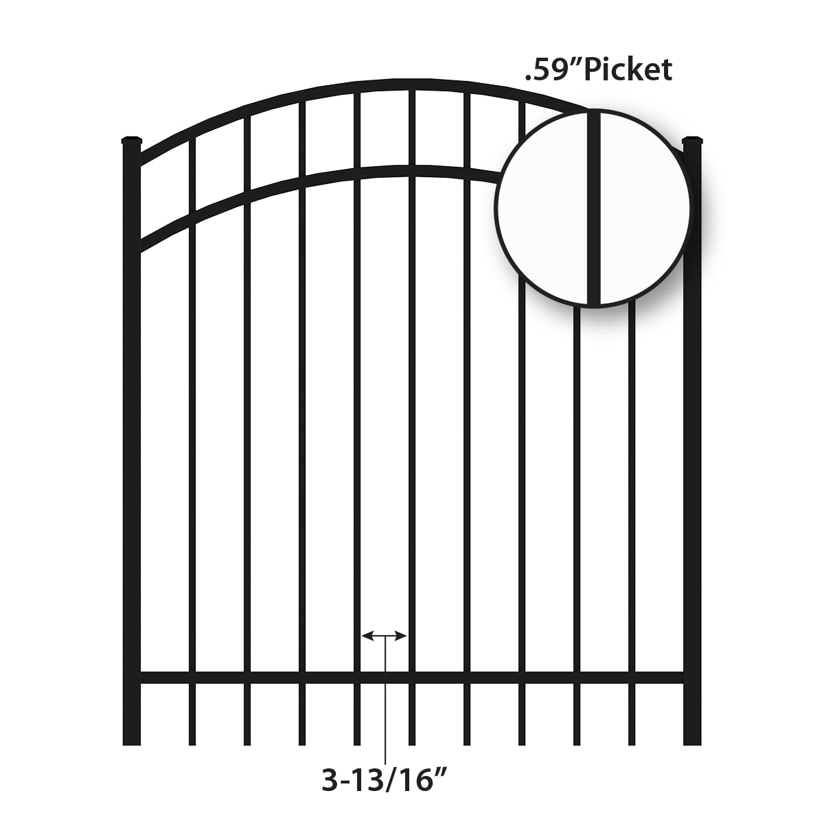 Ironcraft 833697 Fence-Gates - View #4