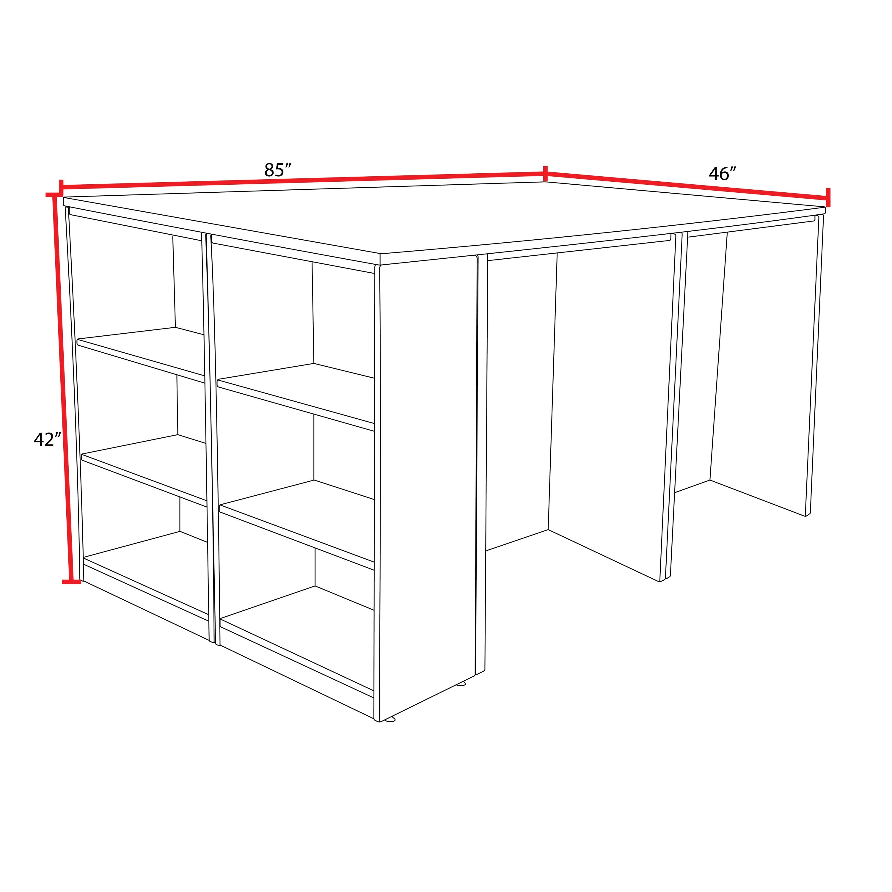 Regency LSSDQUAD8546CH desks - View #8