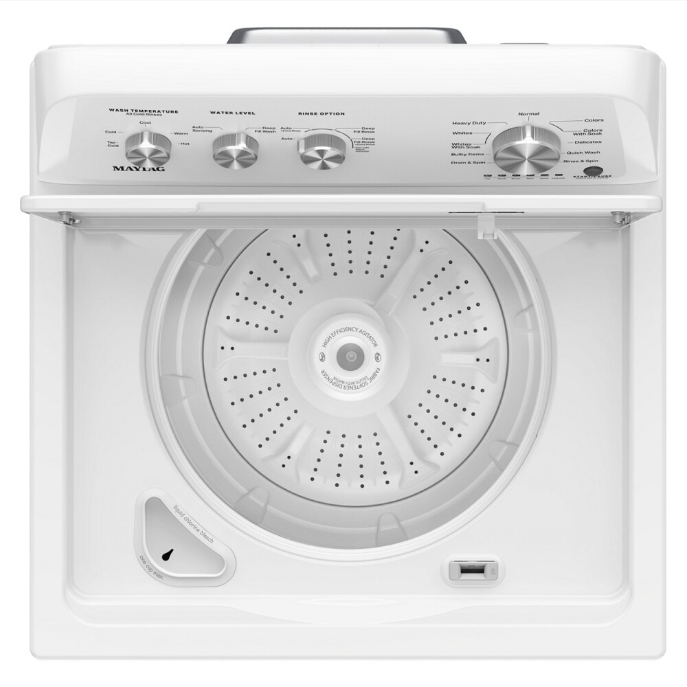 Maytag 3.8-Cu. Feet High Efficiency Agitator Top-Load Washer ( White )