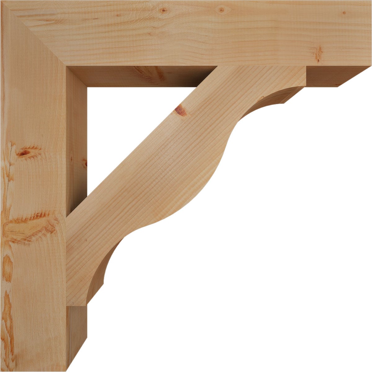 Ekena Millwork BKT06X34X34FST05SDF Exterior-Brackets-Braces - View #3