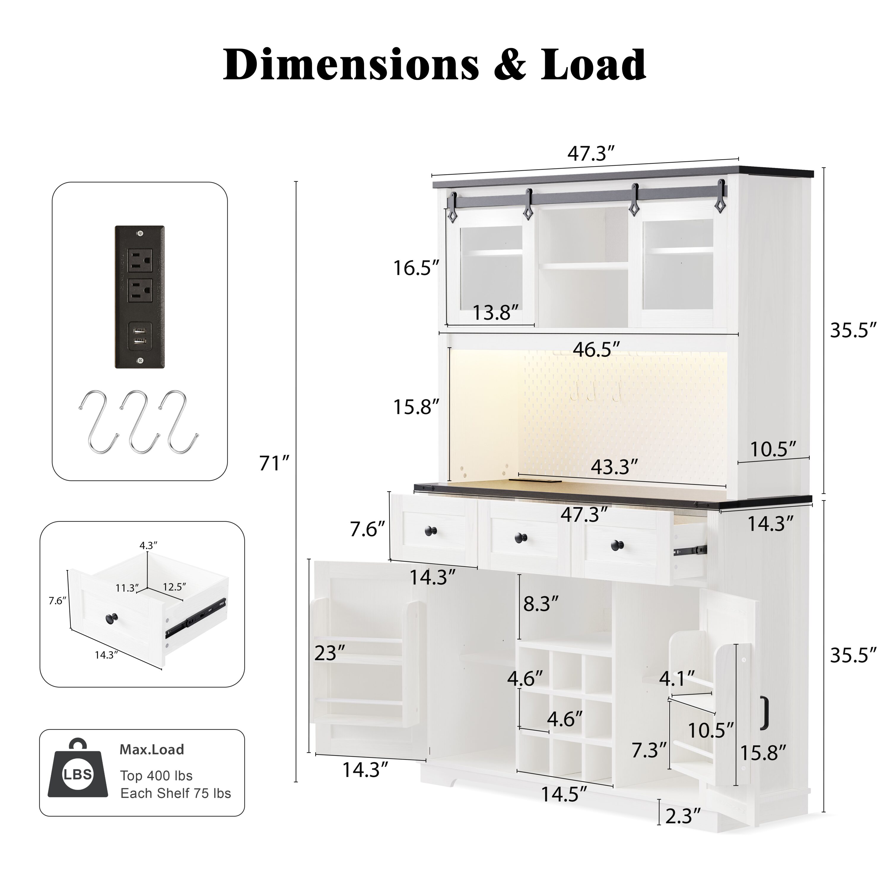 LUXEYARD DS-M-BAC02876 Cabinets-Kitchen - View #11