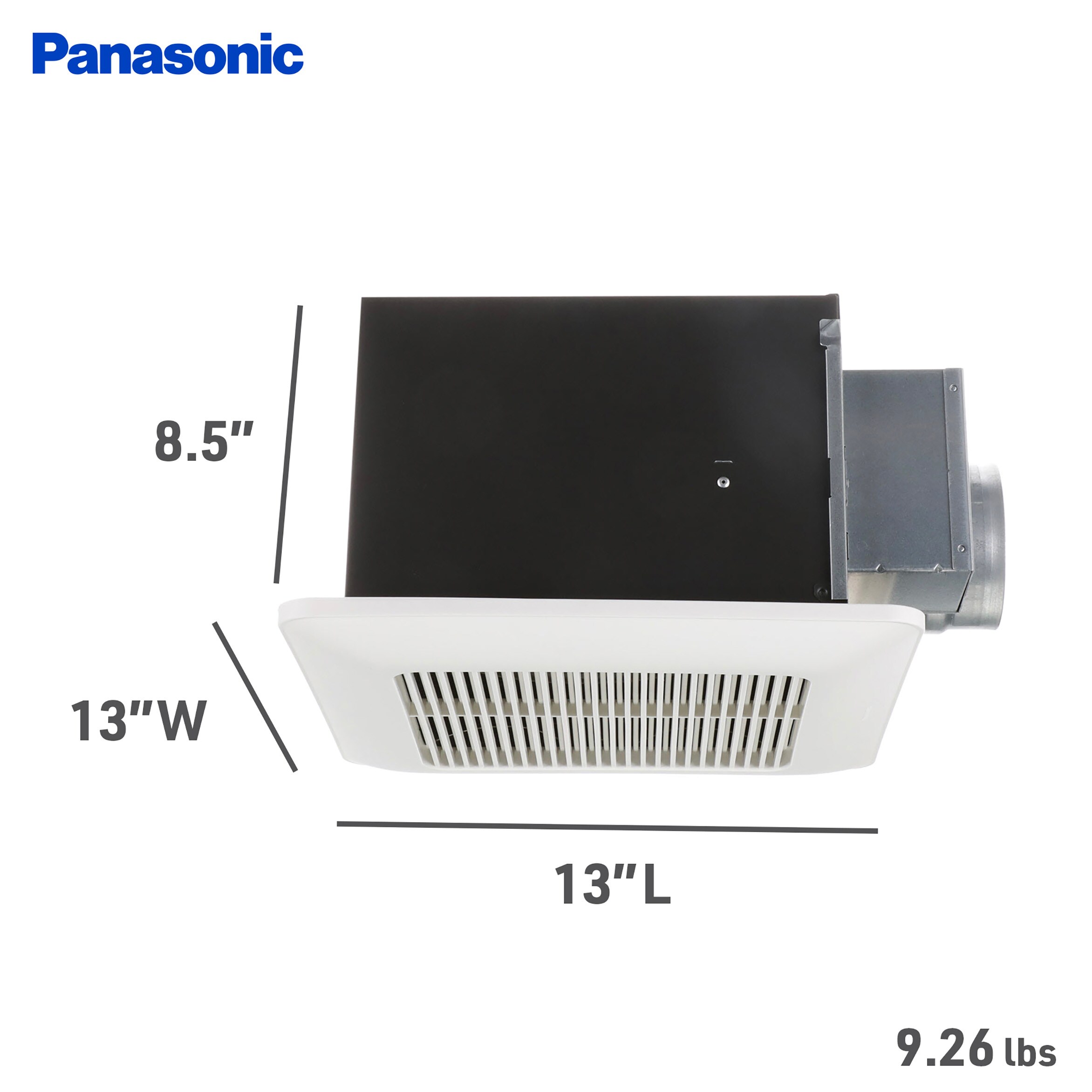 Panasonic WhisperCeiling 0.4-Sone 110-CFM White Bathroom Fan 
