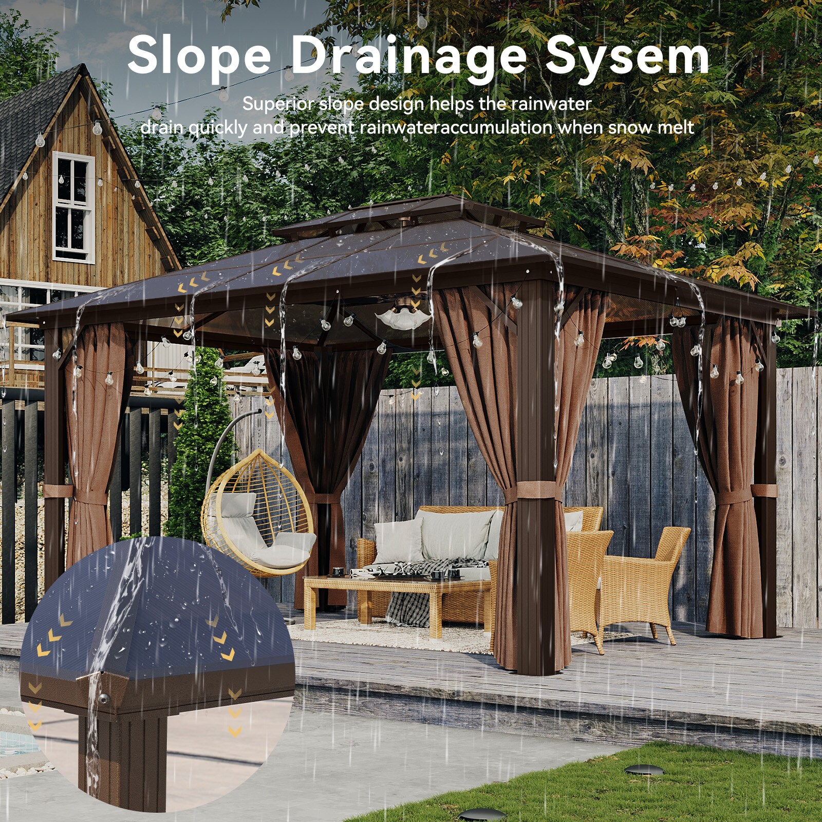 AOXUN G30004BR-A Wood-Resin-Gazebos - View #8