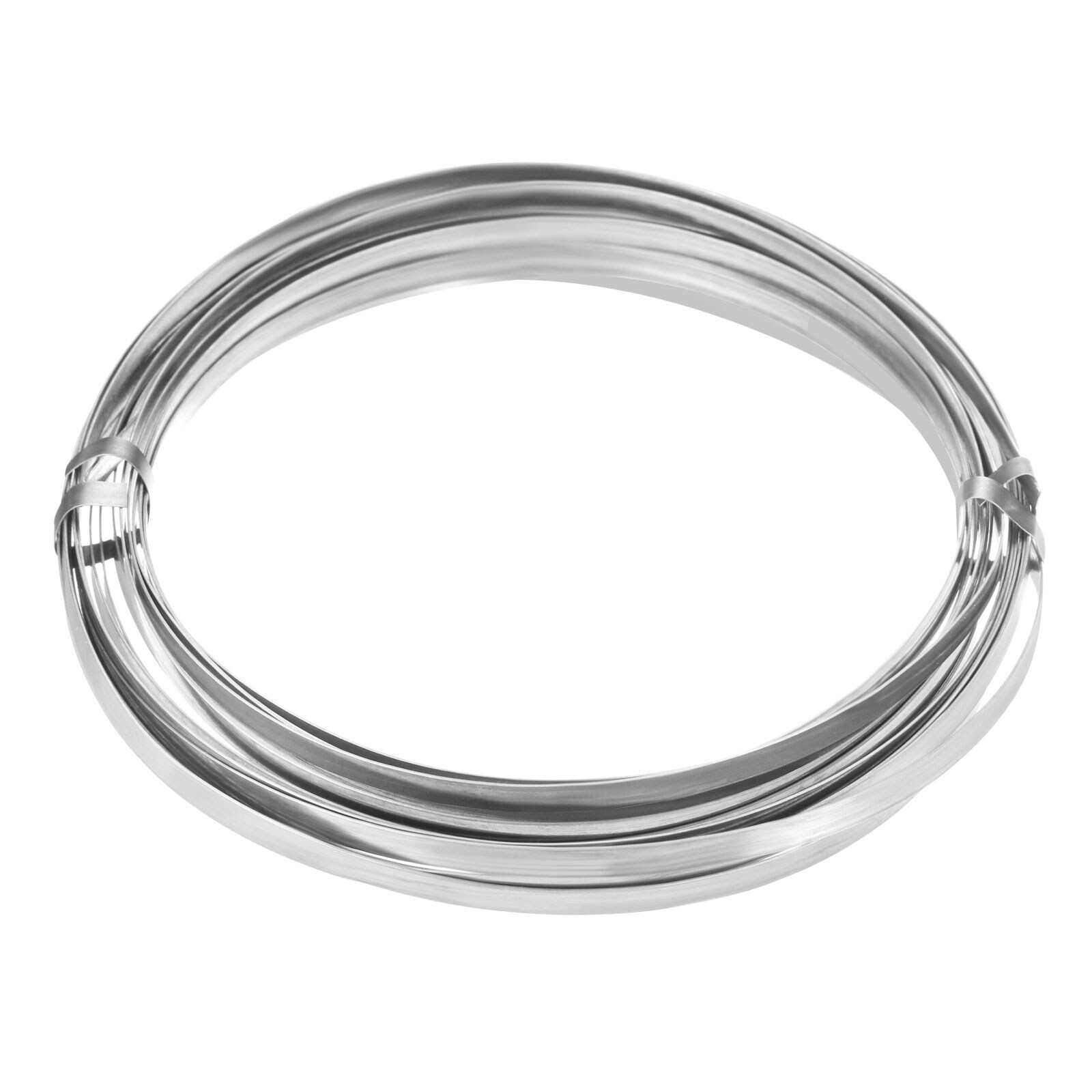 Unique Bargains - Flat Heater Wire 16.4 Ft x 0.16 Inch x 0.015 Inch IronChromium Heater Wire for ...