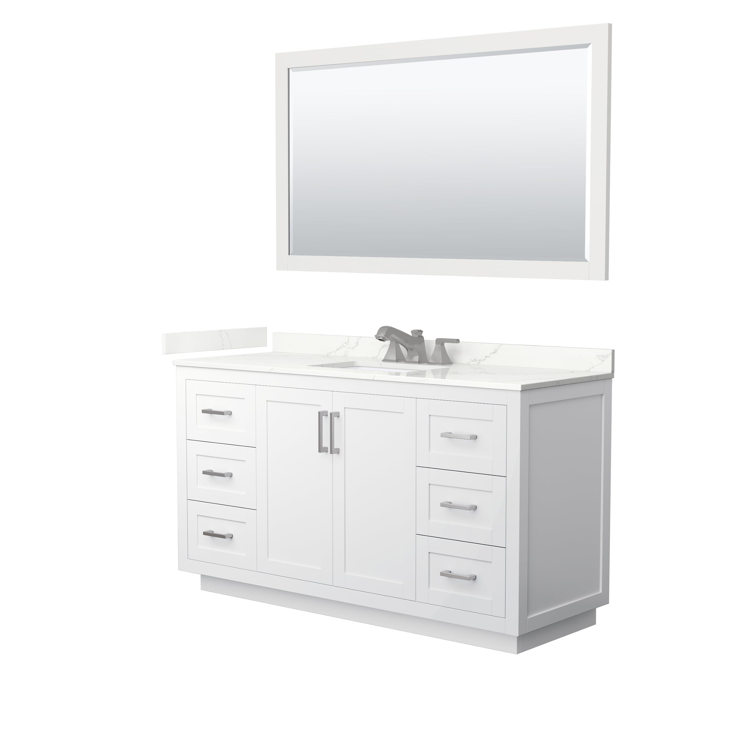 Wyndham Collection WCF292960SWHGTUS3M58 Bath-Vanity-Combo - View #2