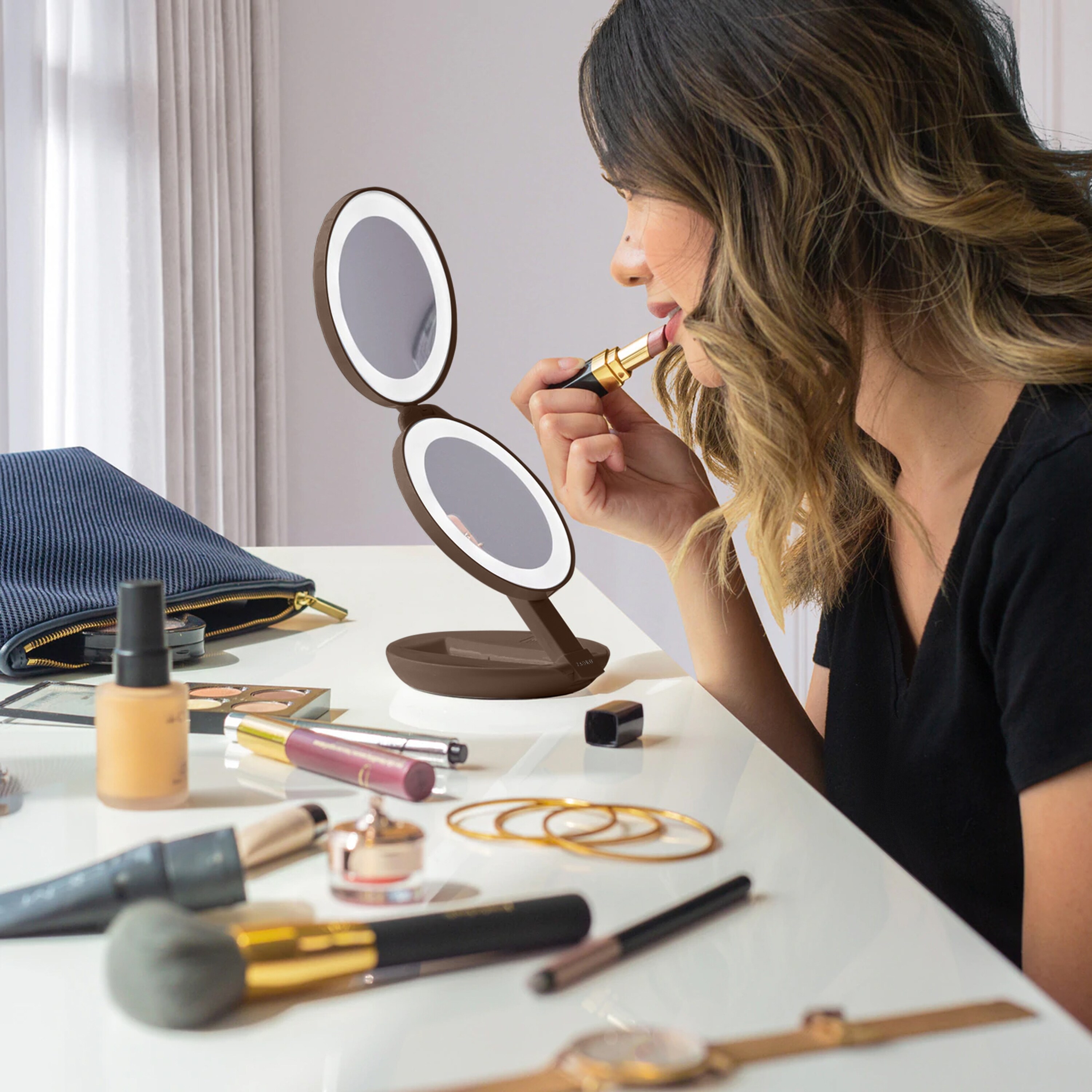 Zadro LEDT01CHOC Makeup-Mirrors - View #2