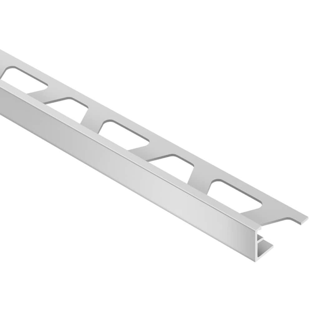 Schluter Systems AE110 Schiene 0.438-in W x 98.5-in L Satin Anodized Aluminum Aluminum L-angle Tile Edge Trim