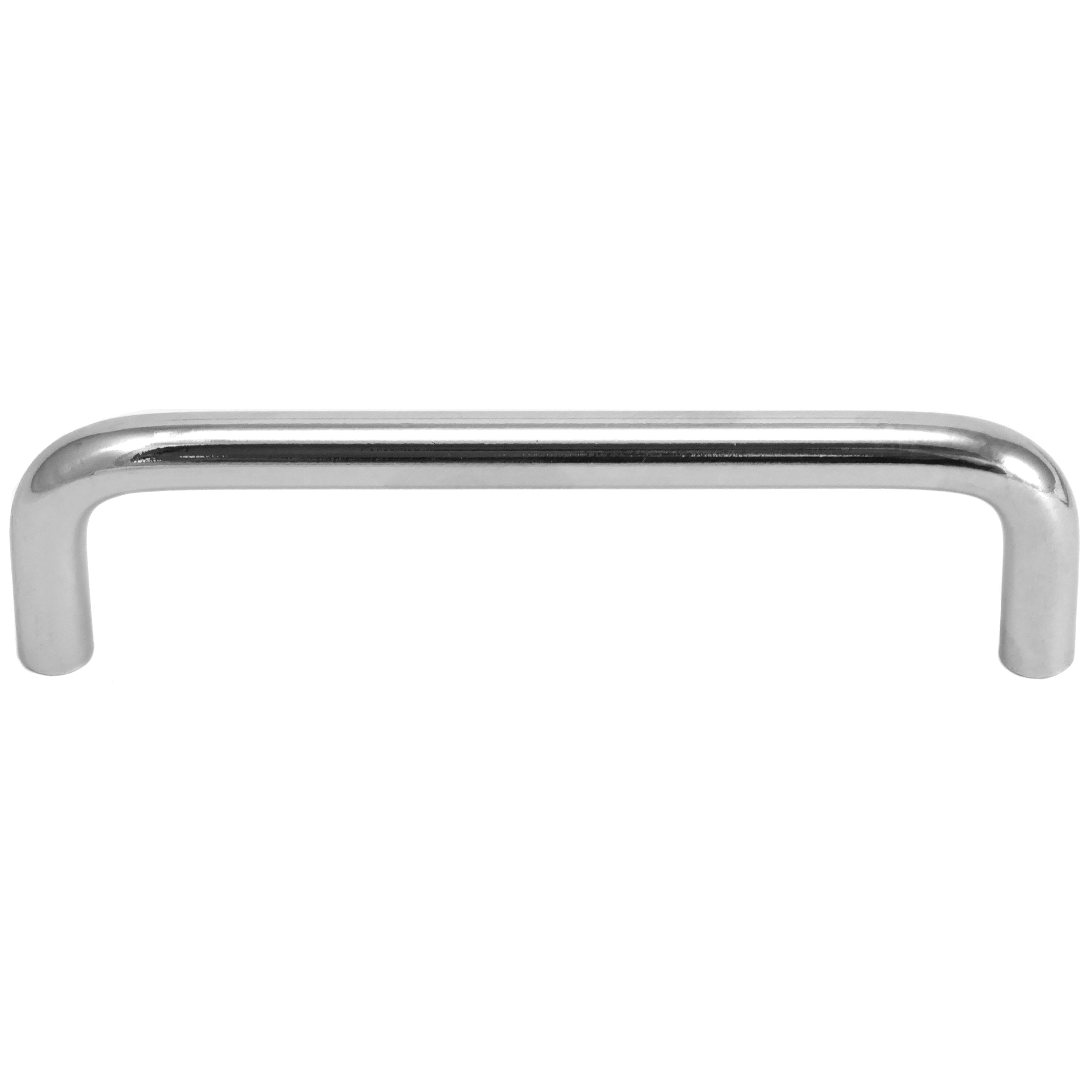 Laurey 34326-25 Tech 4-in , 102mm Center to Center Polished Chome Cylindrical Handle 25 -Pack