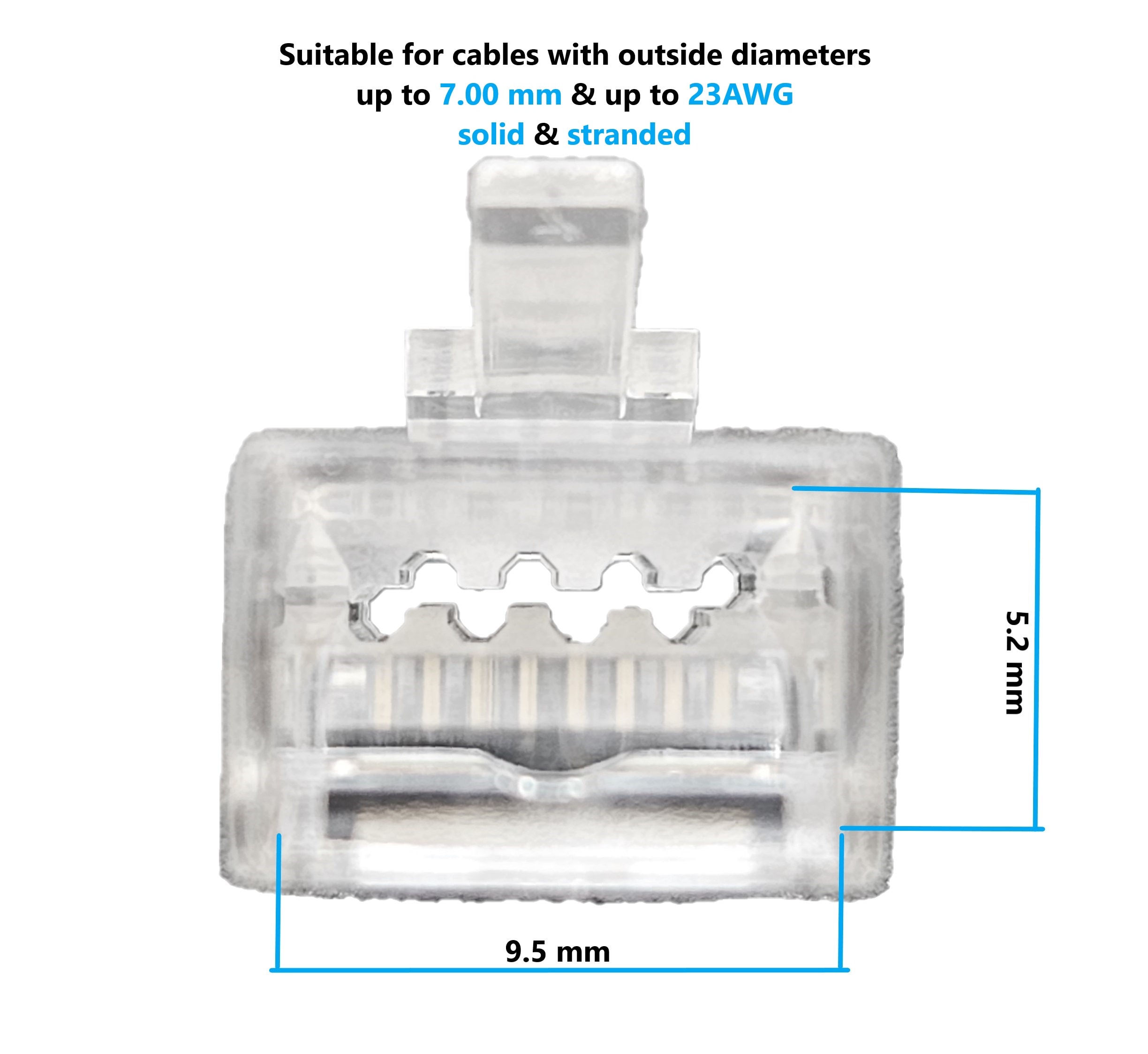 Micro Connectors C20-088L6AP-50 Voice-Data-Connectors - View #3