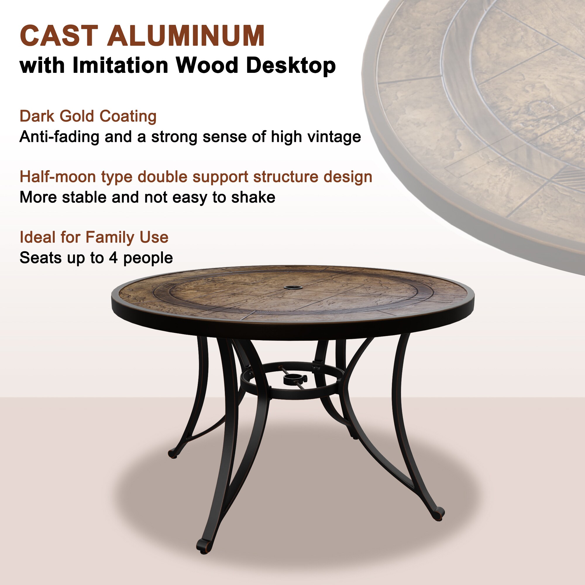 CASAINC CA-ORABQ112 Patio-Tables - View #4