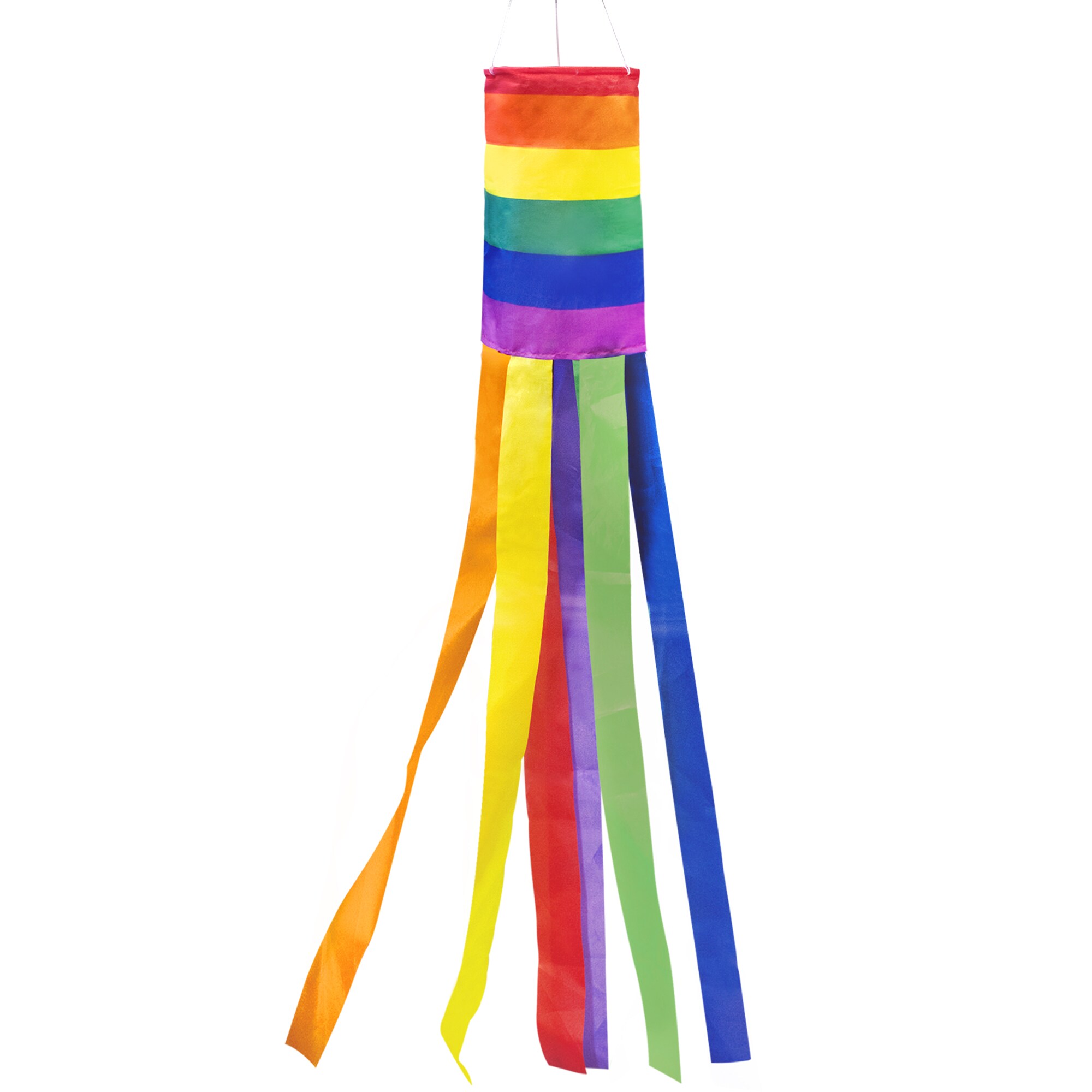 in The Breeze Rainbow Ribbon Windsock 40-Inch