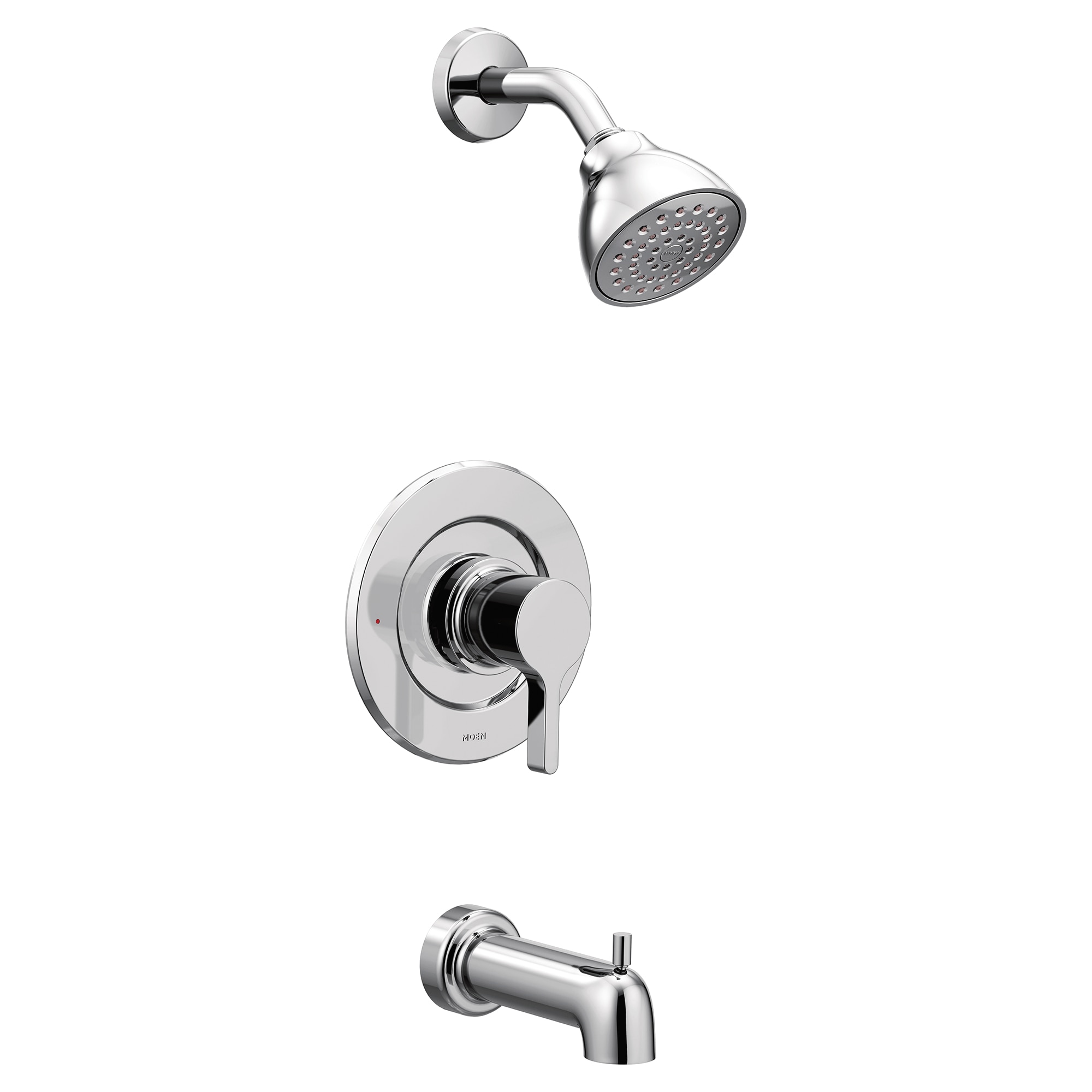 Moen T2663EP Vichy Chrome 1-handle Single function 3.75-in Round Bathtub and shower Faucet