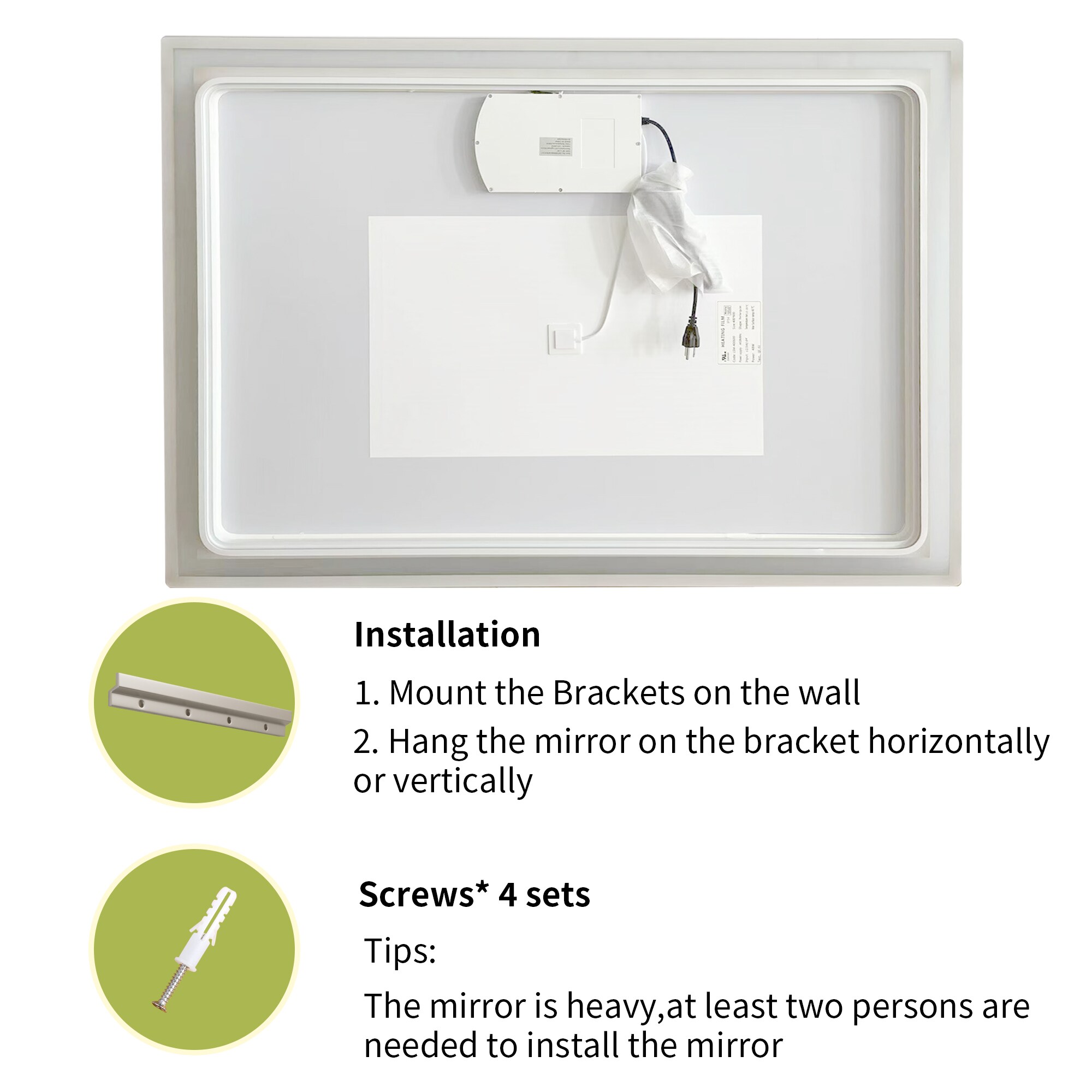 ExBrite LSBM6028FL Framed-Bath-Mirrors - View #15