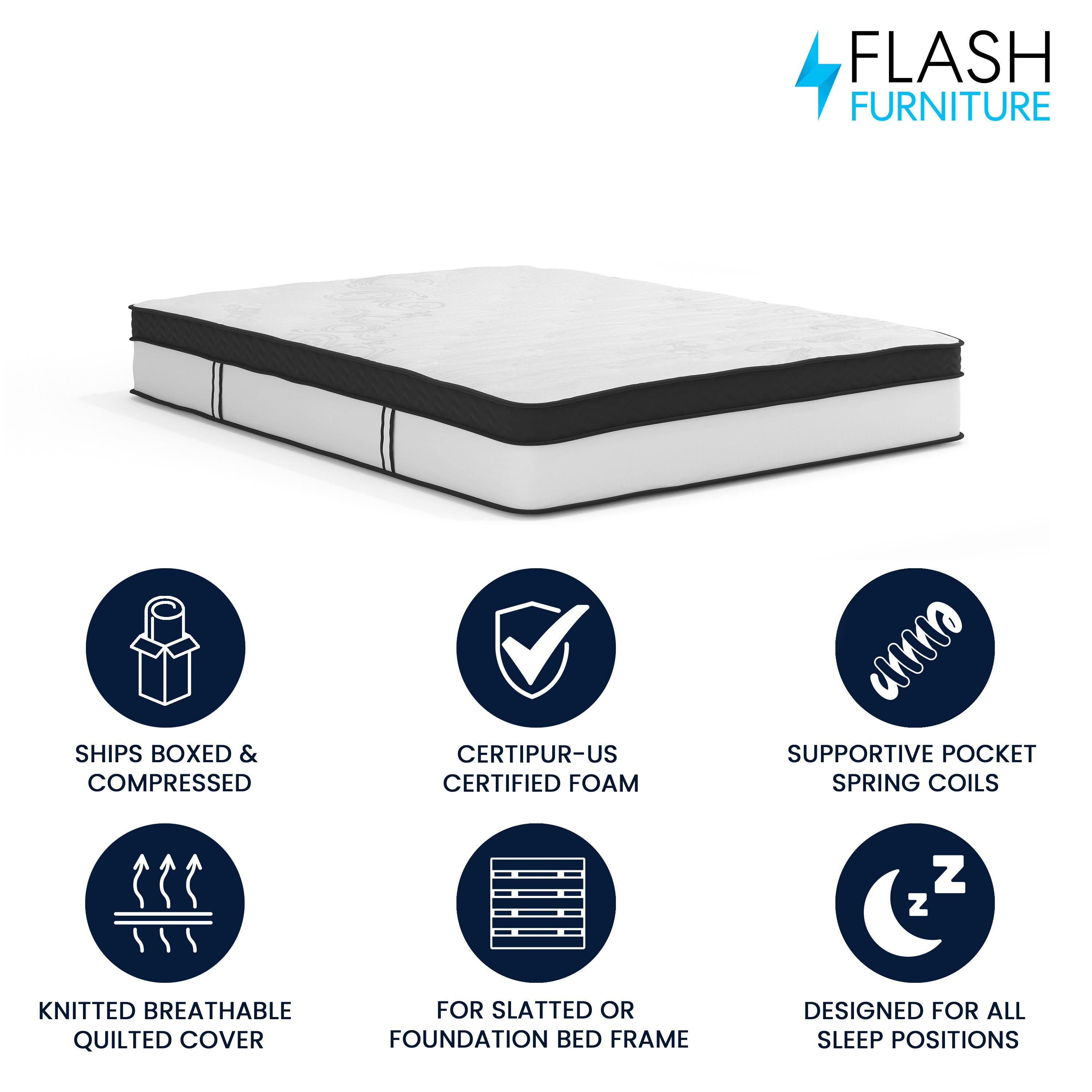 Flash Furniture 889142870180 Mattresses-Boxsprings - View #3