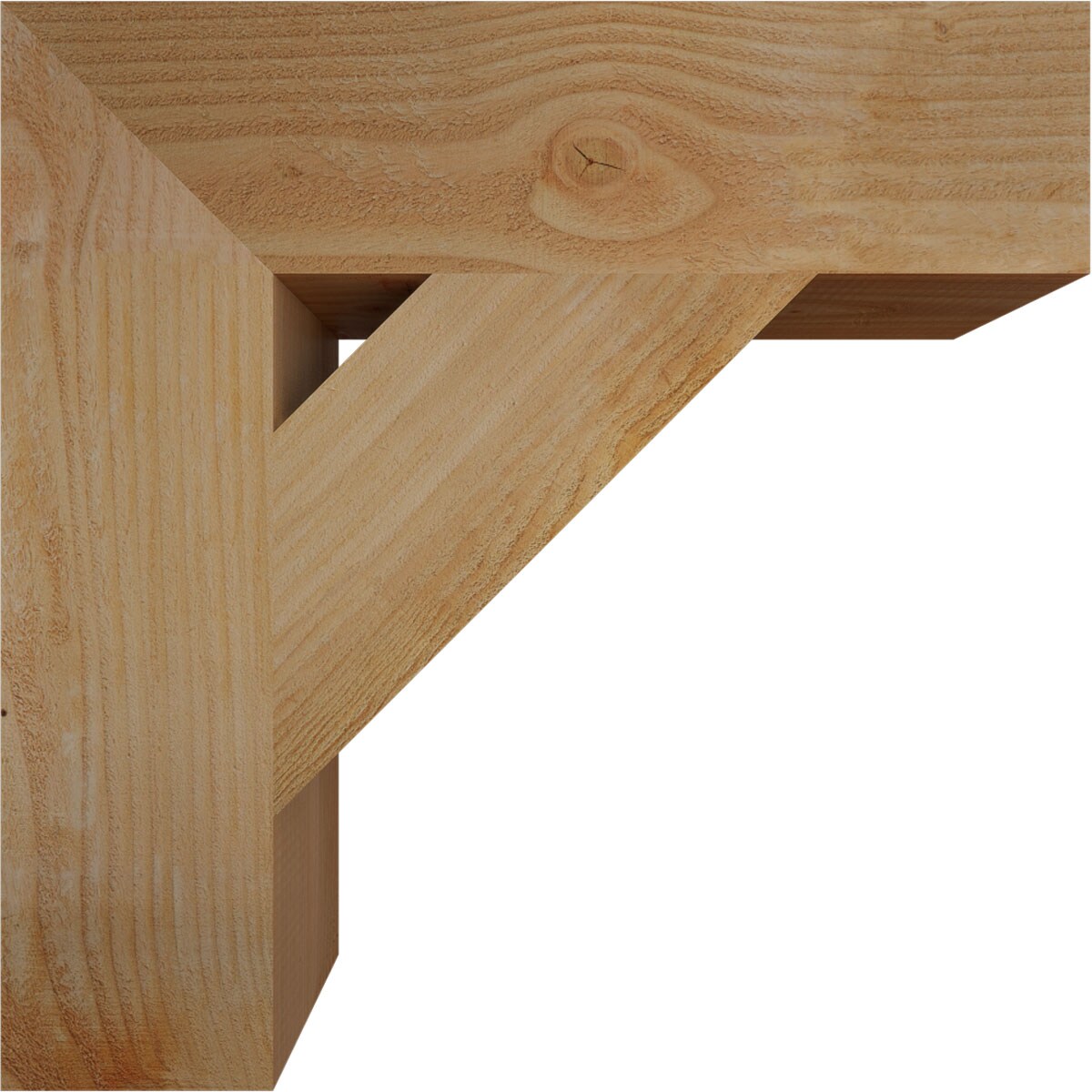 Ekena Millwork BKT06X24X24TRA05RDF Exterior-Brackets-Braces - View #3
