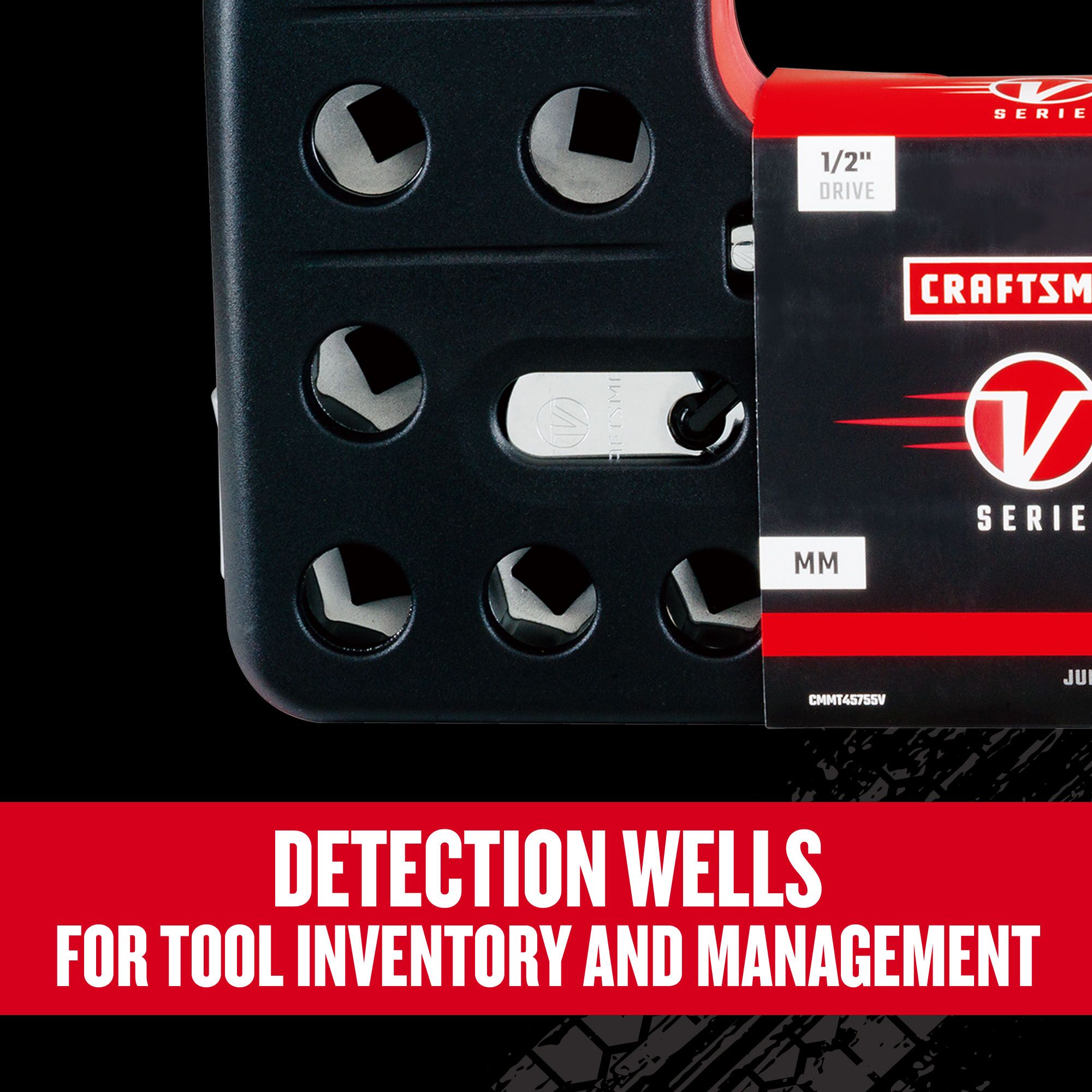 CRAFTSMAN V-Series 1/2-in Drive Metric Shallow Socket Set (21-Pieces) CMMT45755V Sansujyuku sansujyuku.com