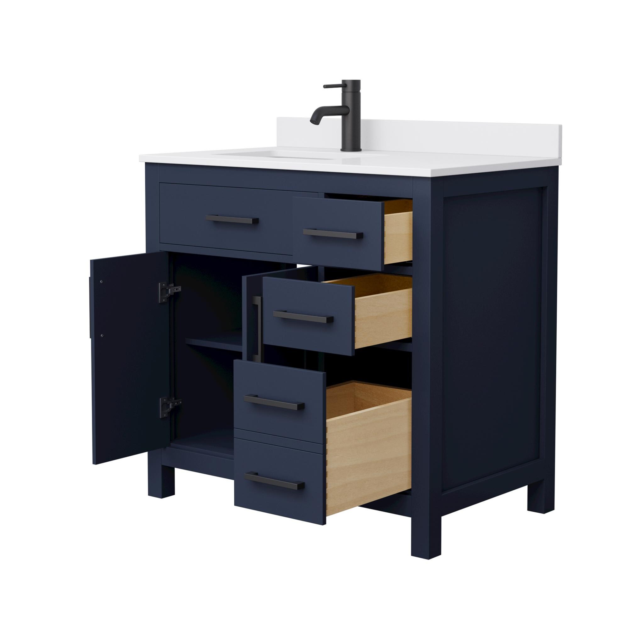 Wyndham Collection WCG242436SBBWCUNSMXX Bath-Vanity-Combo - View #3