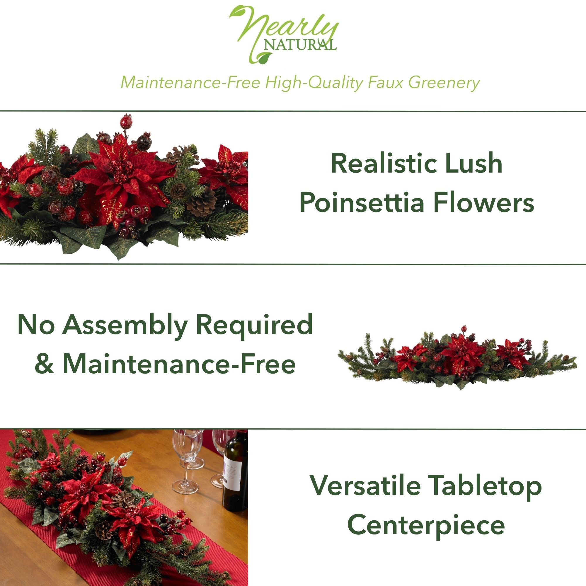 Nearly Natural 4917 Table-Christmas-Decorations - View #2