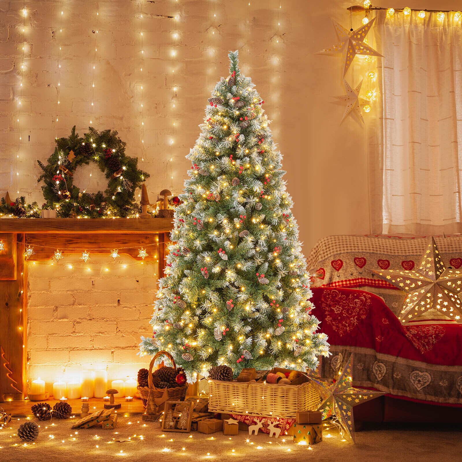 WELLFOR GG-293822AAF Artificial-Christmas-Trees - View #9