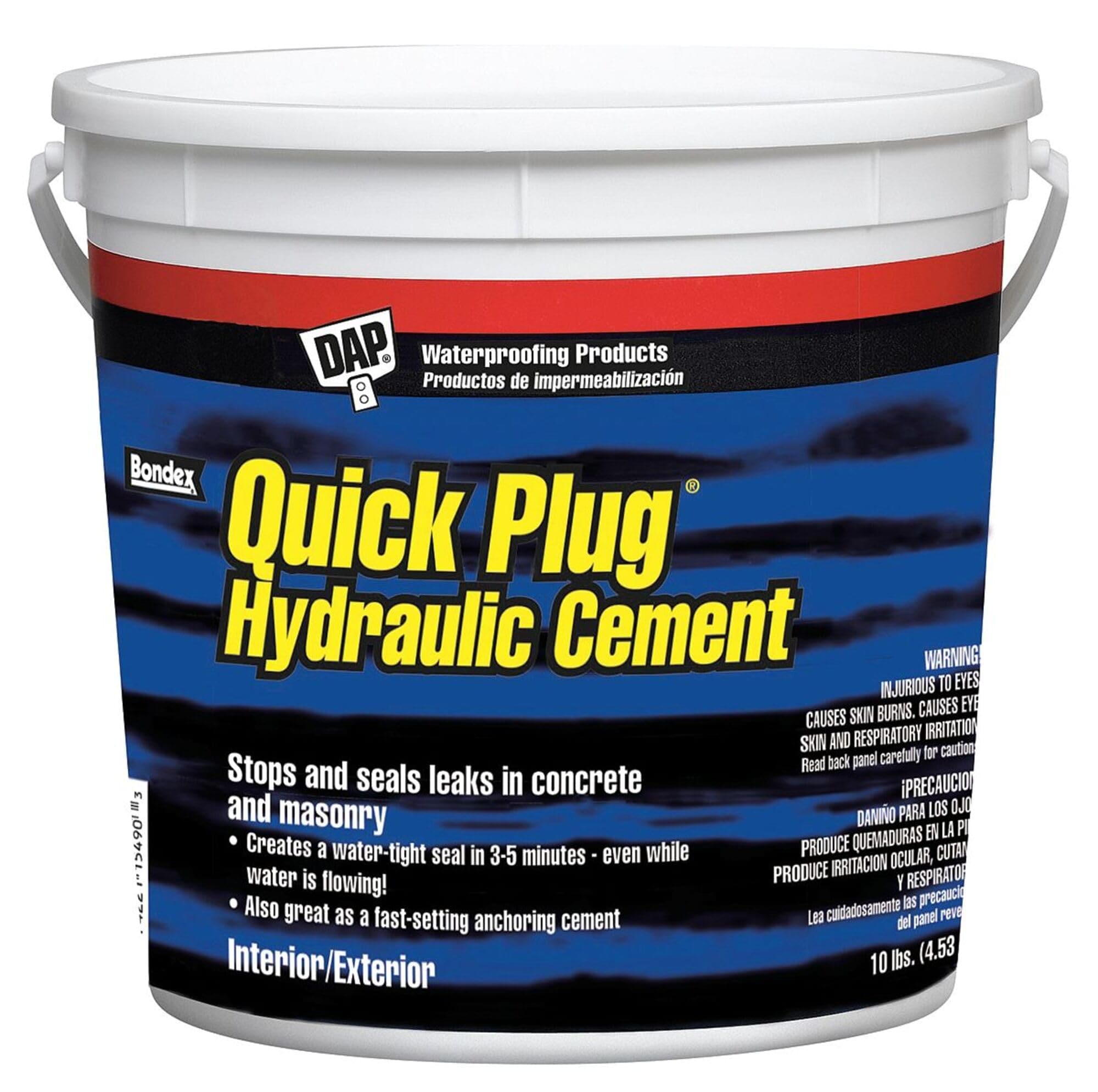  14090 10 Lb Pail Quick Plug Hydraulic Cement