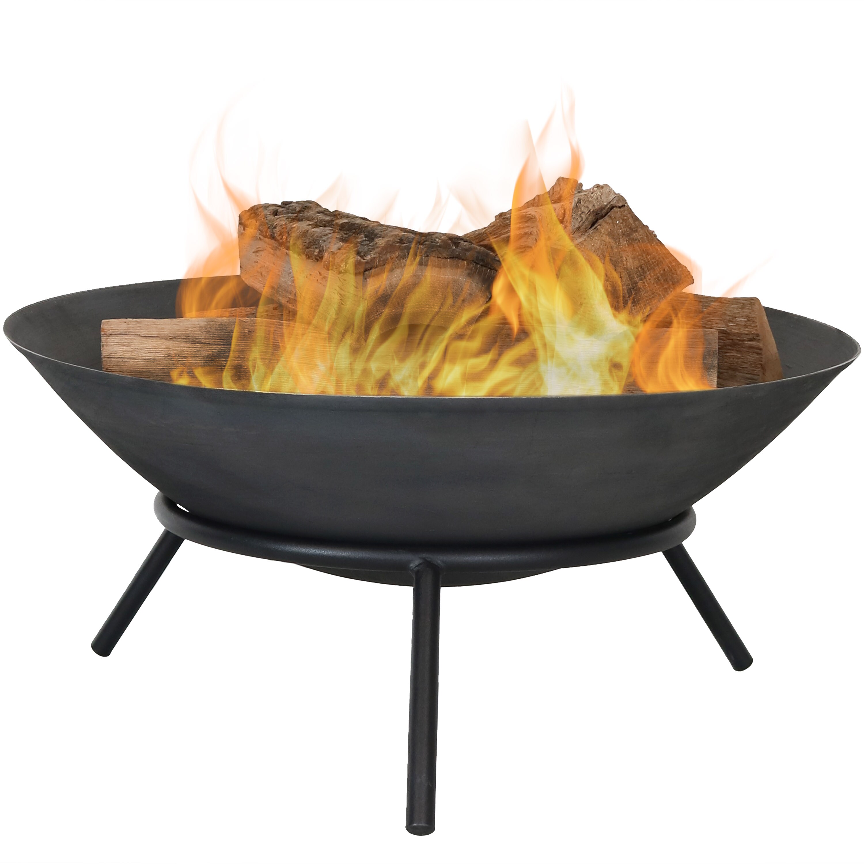 Sunnydaze Decor RCM-LG602 Outdoor-Woodburning-Firepits - View #3
