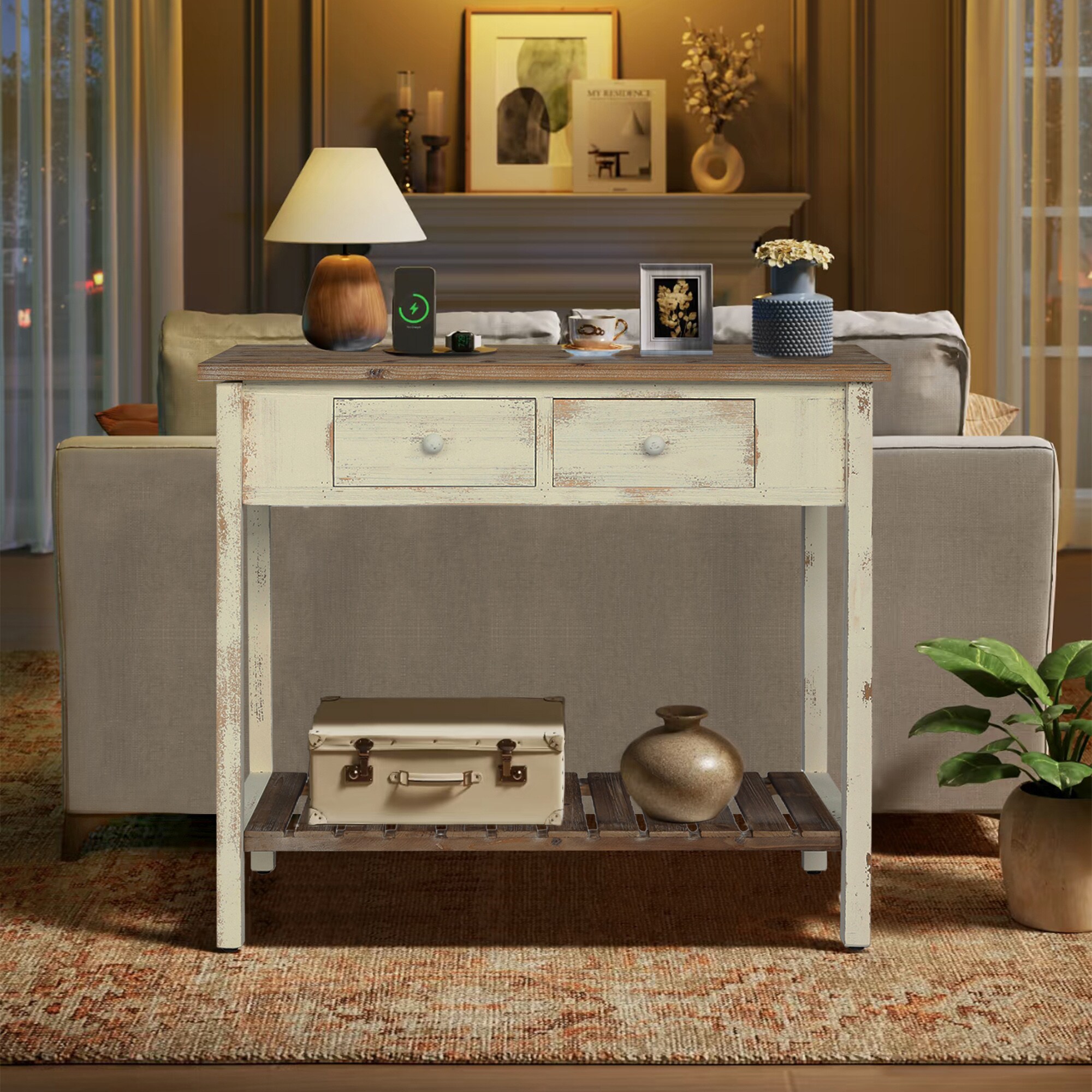 SINOFURN SYA330150GY Console-Sofa-Tables - View #4
