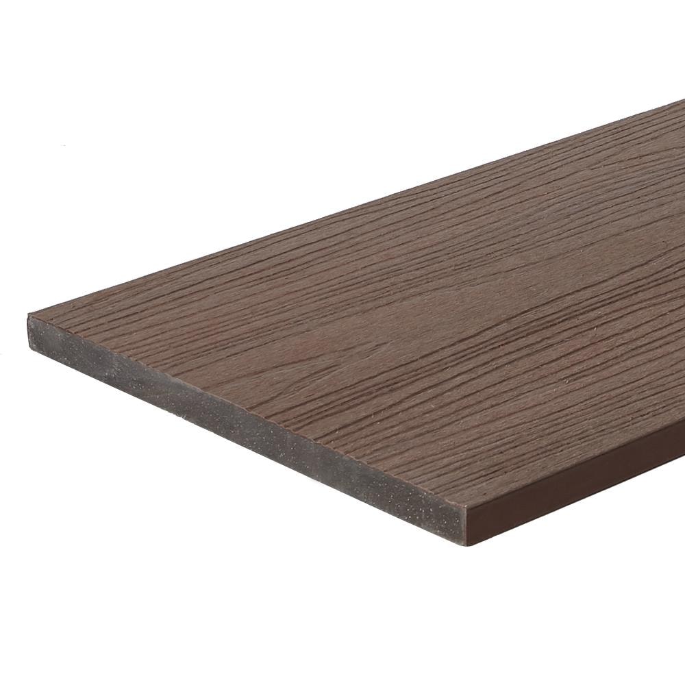 Sylvanix Elite 12-ft Cherrywood Square Composite Fascia Deck Board in ...