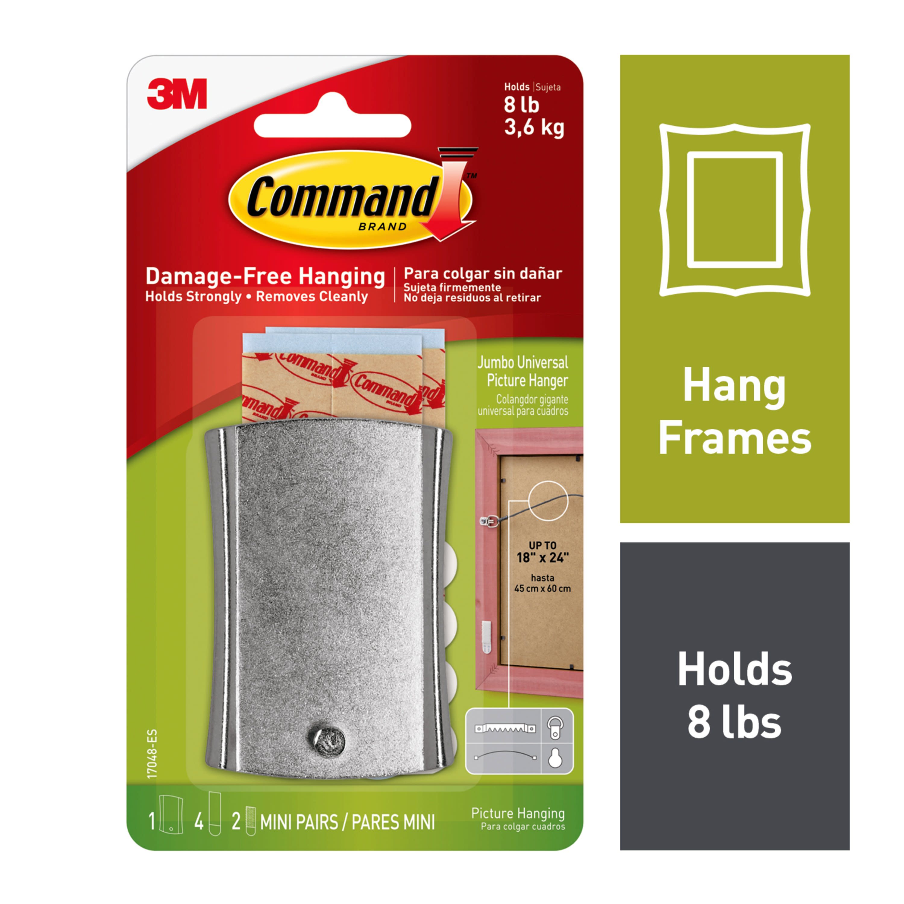 Command 6 Hooks 12 Strips Large Sized Utility Decorative Hooks Value Pack  White : Target