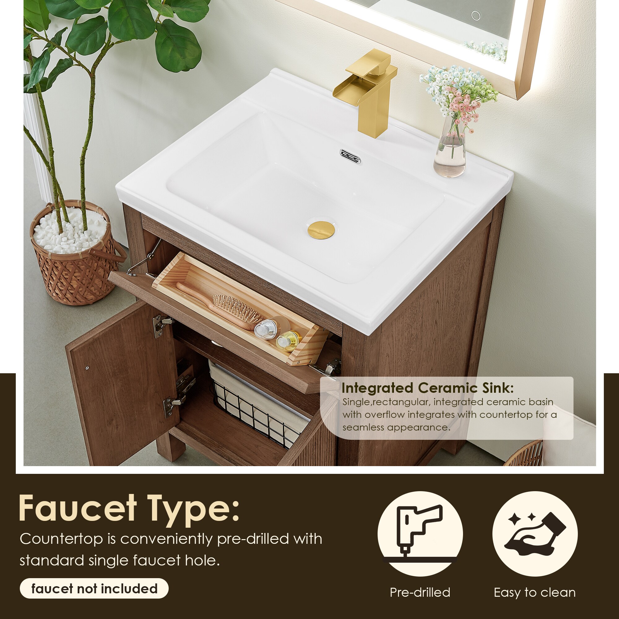 Altair 567024-BK-WH Bath-Vanity-Combo - View #7