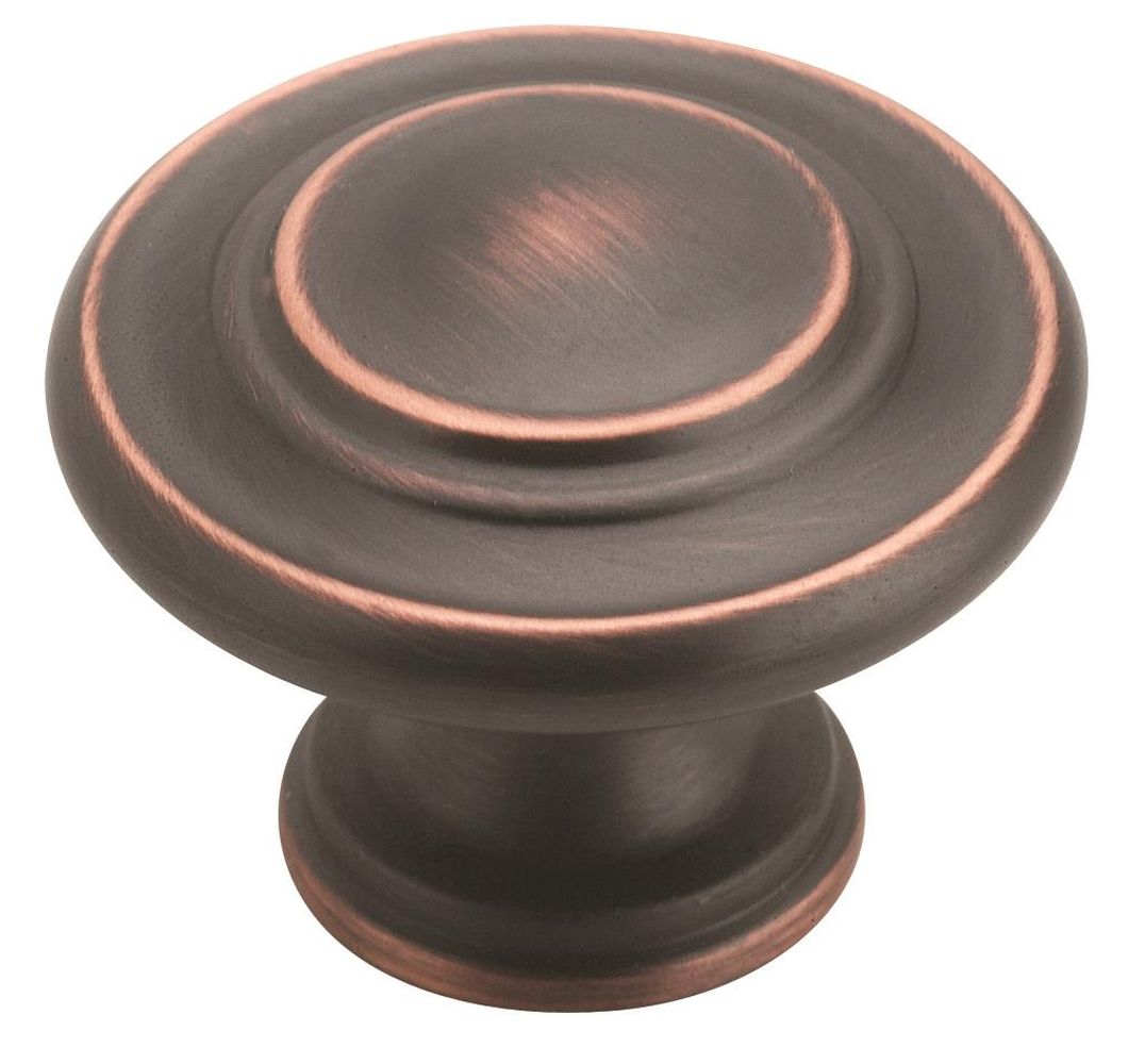 Amerock Inspirations 1-5/16-in Oil-Rubbed Bronze Round Transitional ...