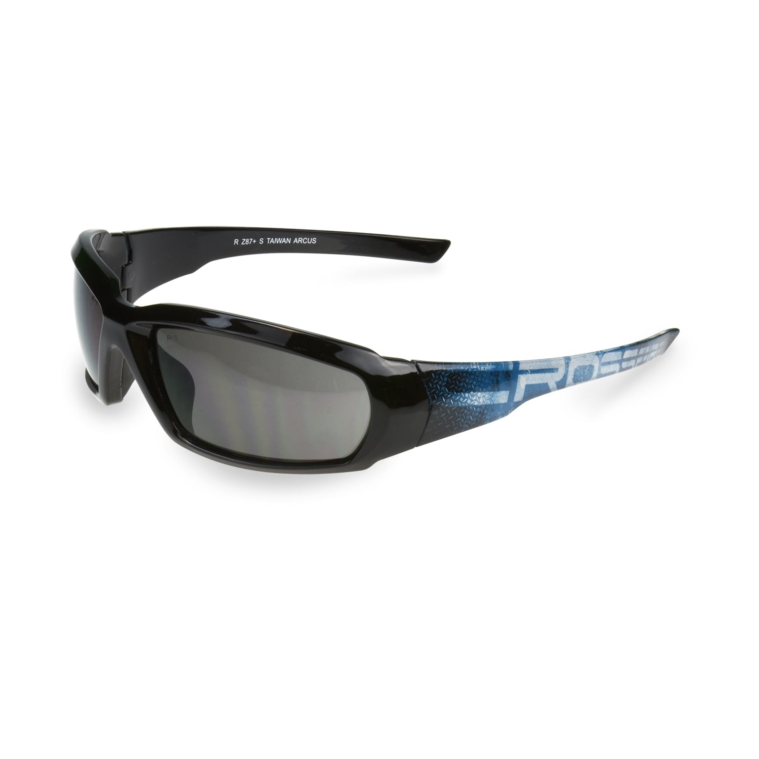 Crossfire Eyewear 20288 M6a Safety Glasses With Blue Frame and Mirror Lens  for sale online