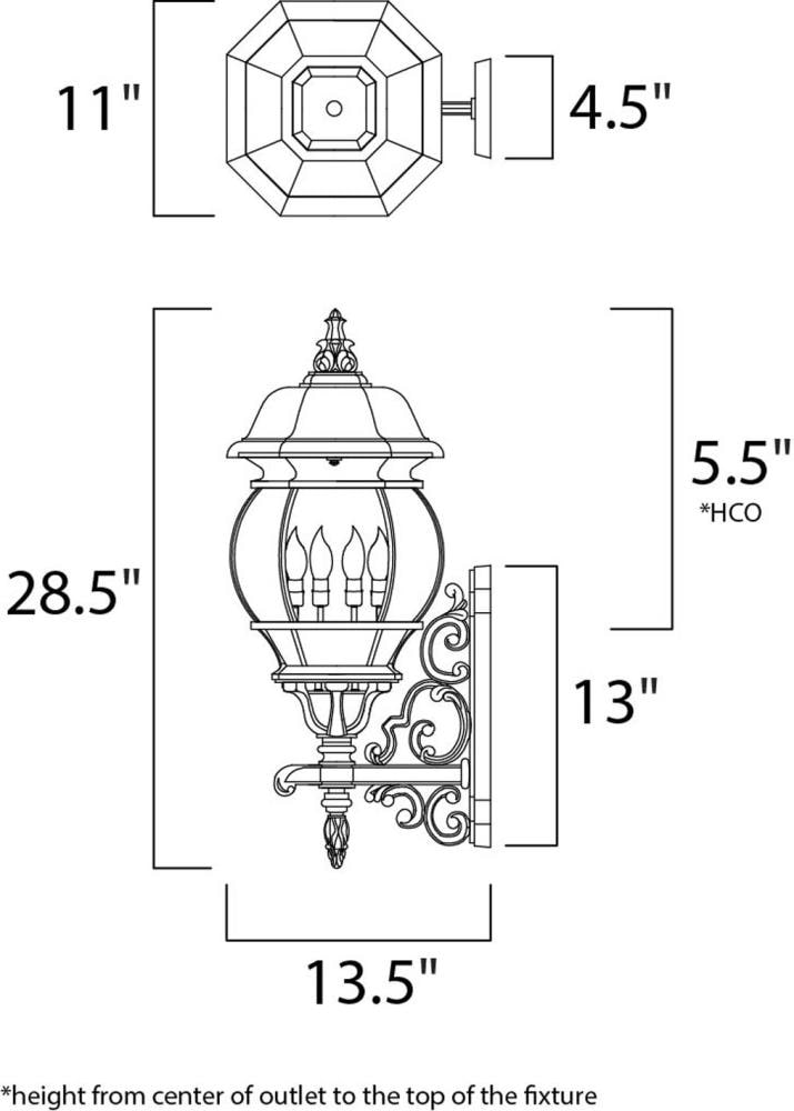 Maxim Lighting 1037BK Outdoor-Wall-Lighting - View #4
