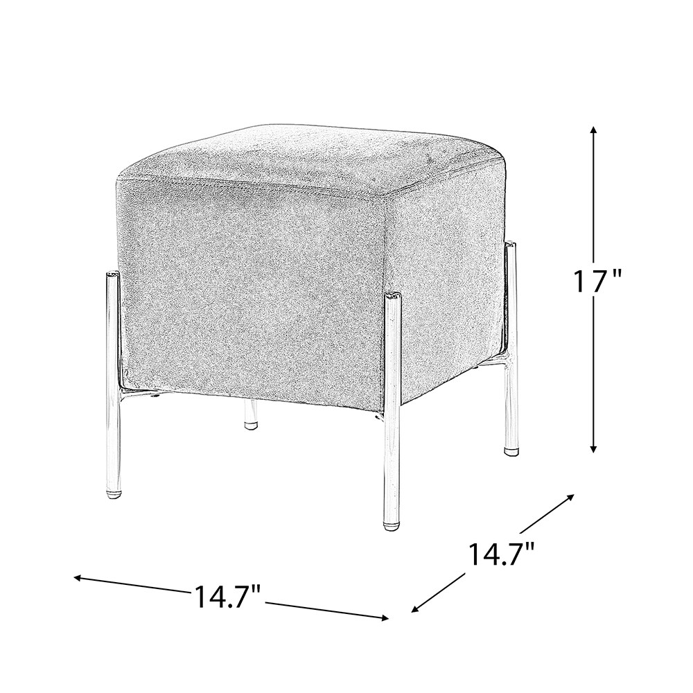 14 Karat Home OTDT0217-IVORY Indoor-Ottomans - View #8