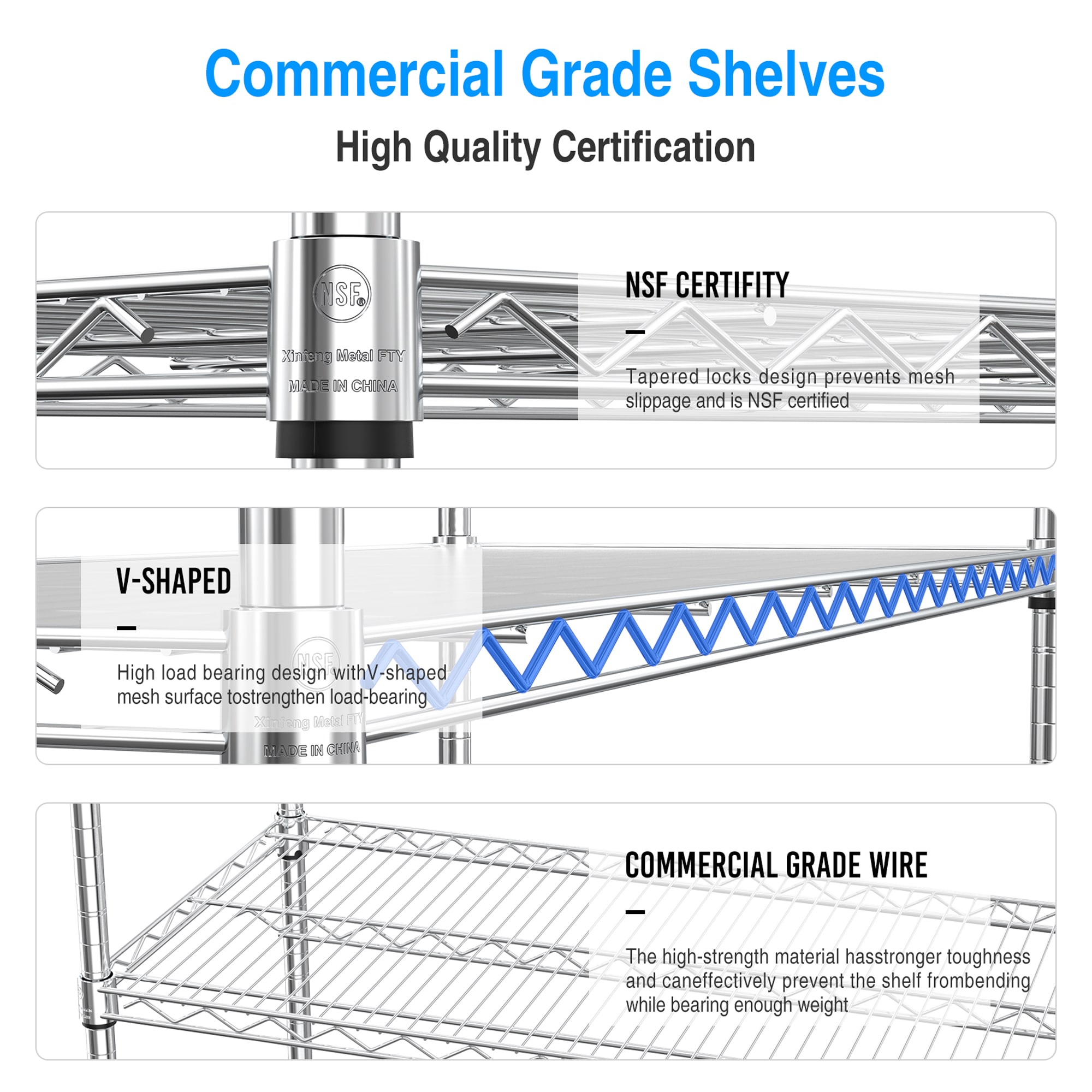 Gaierptone CRXUB9X3WH5 Free-Standing-Shelving - View #6