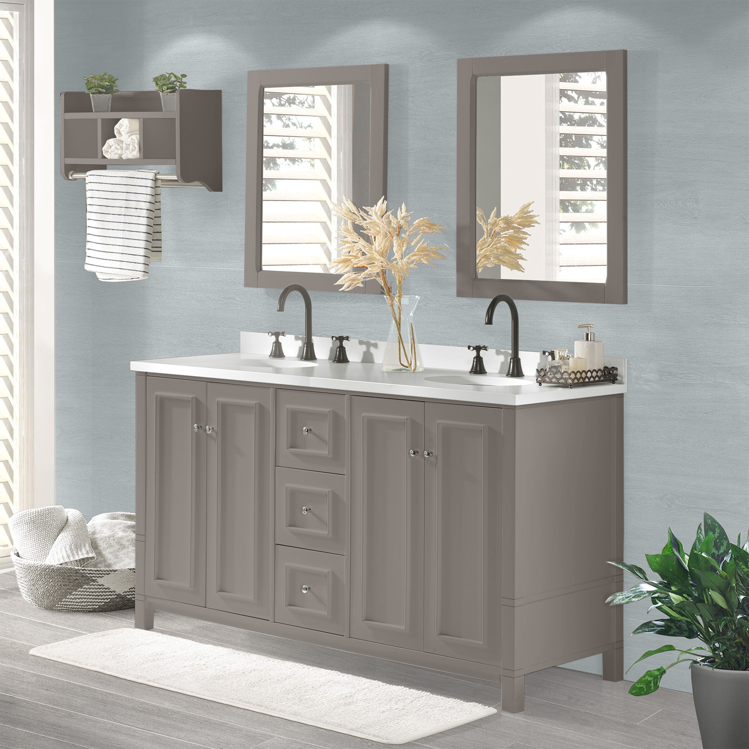 Alaterre Furniture AVAN6040BB vanities - View #3