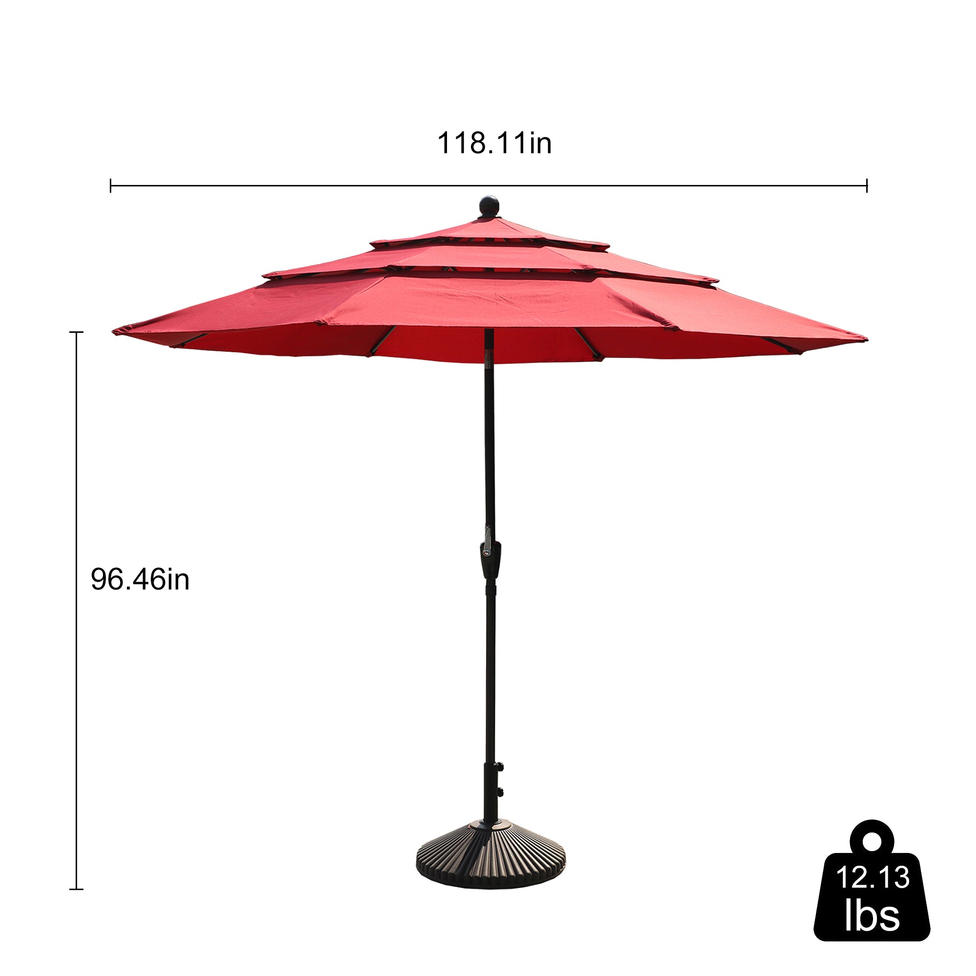 Boyel Living BOHT103-RD Umbrellas-2 - View #3