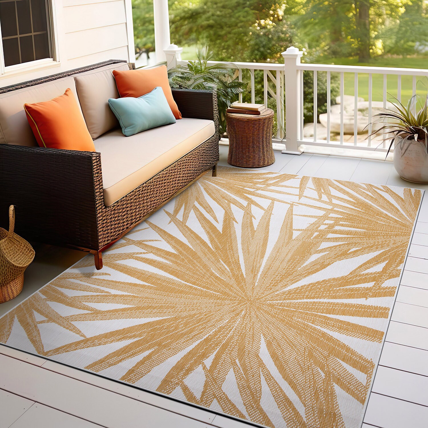 World Rug Gallery 4030YELLOW8X10 rugs - View #9