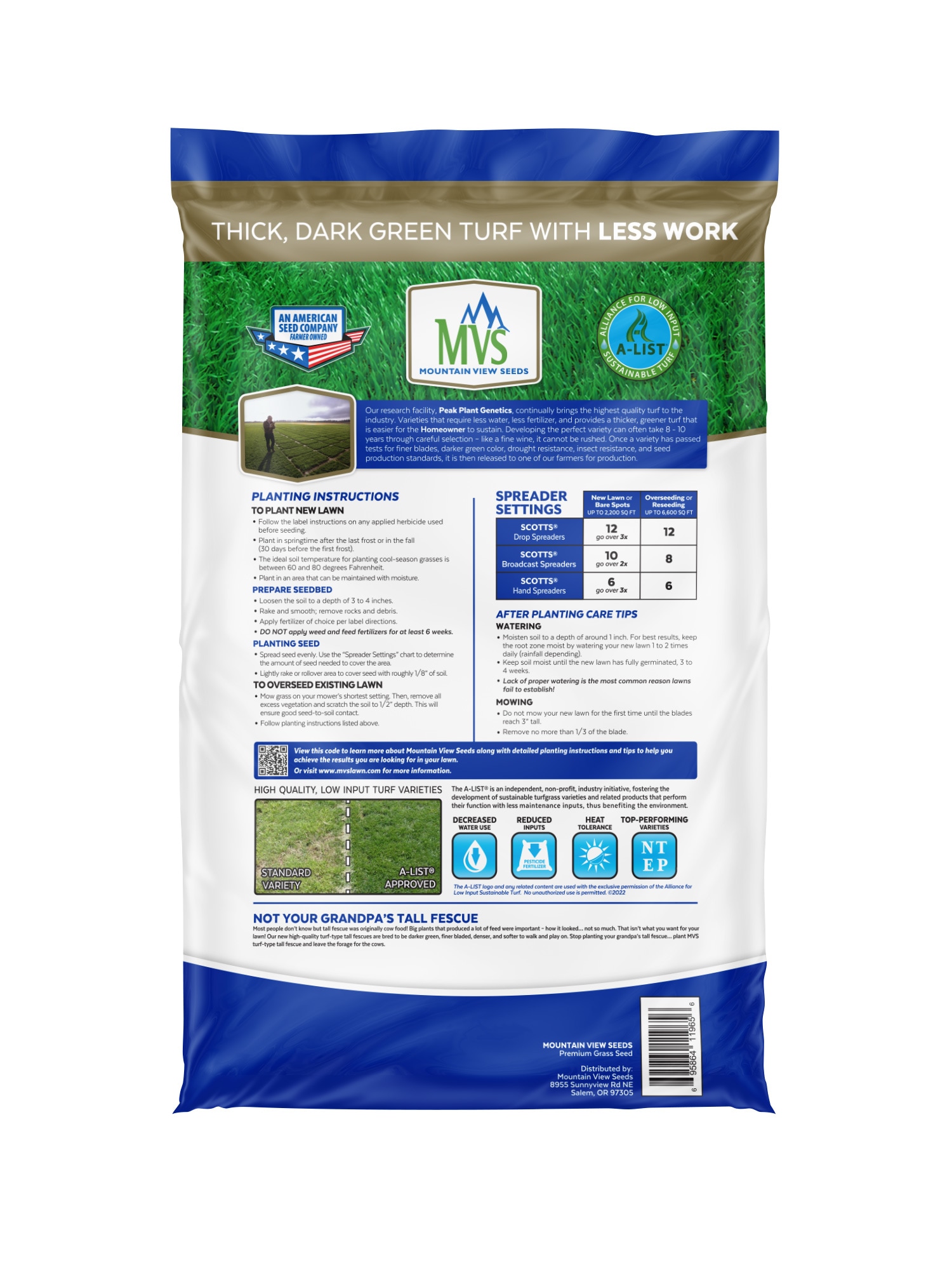 Mountain View Seeds 111965 Grass-Seed - View #2