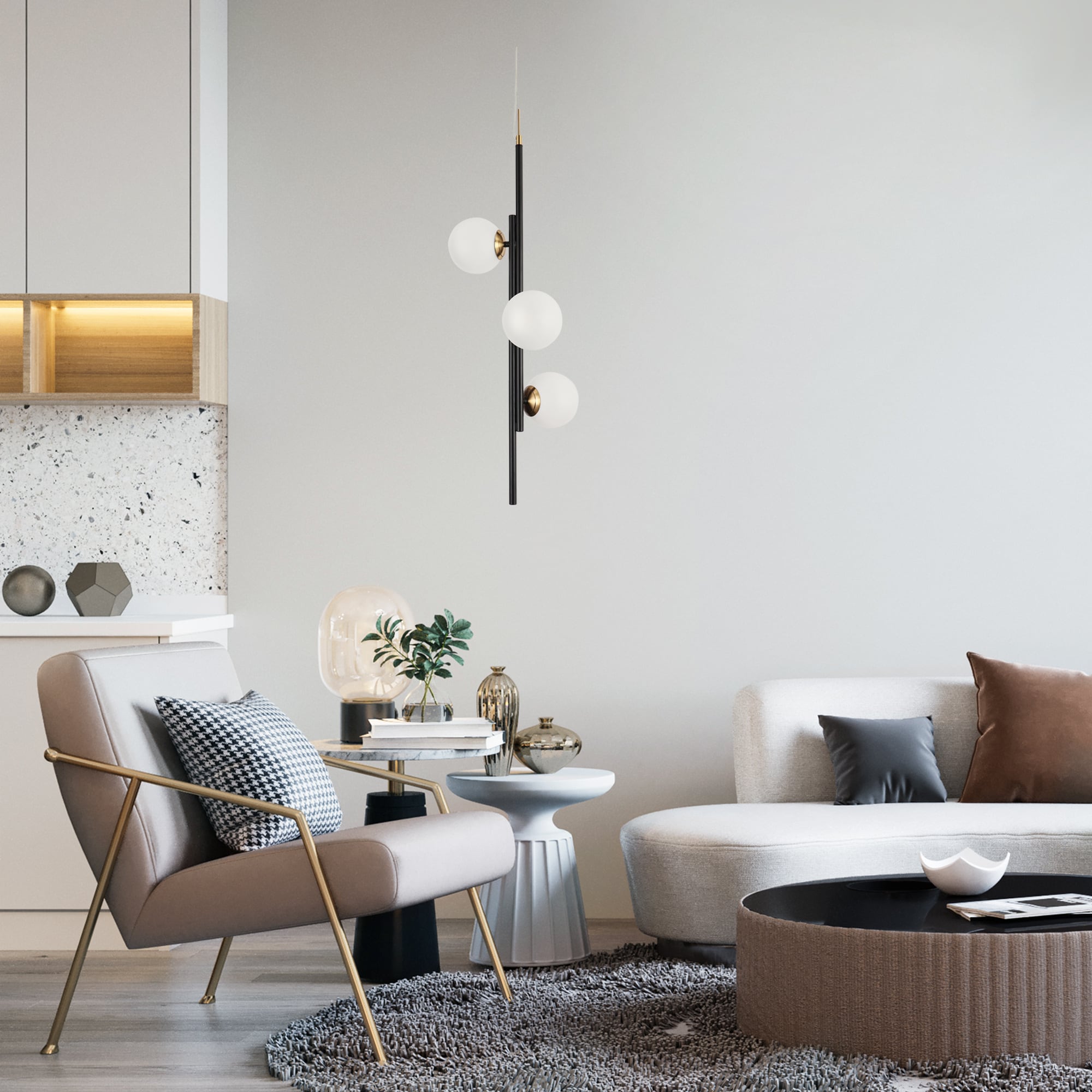 ZEVNI L3ZZQYUBW4419SI7 Pendant-Lights - View #2