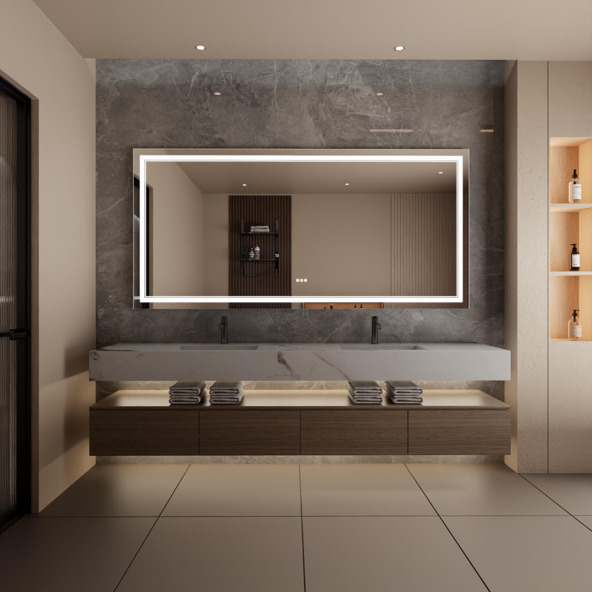 Bayfeve BFXB-17S4084-MIR Framed-Bath-Mirrors - View #18