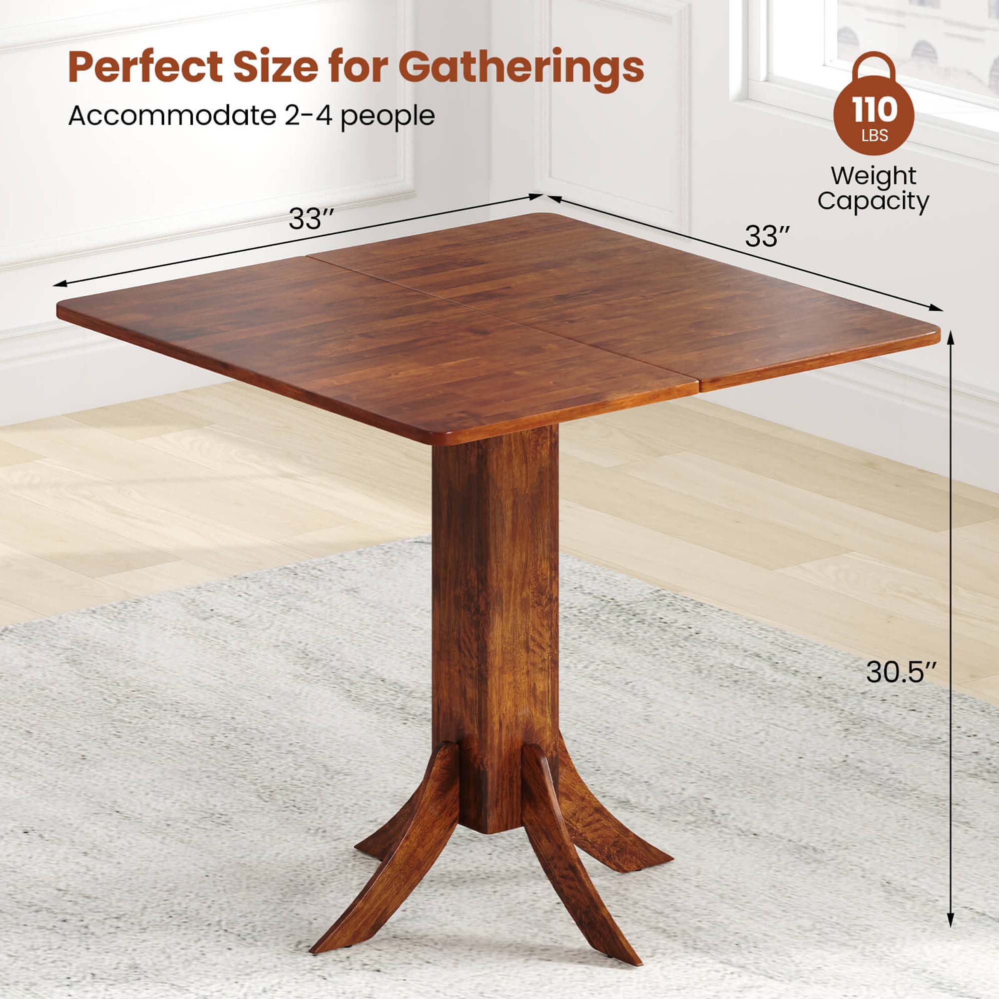 Costway HCST06326 Dining-Tables - View #2